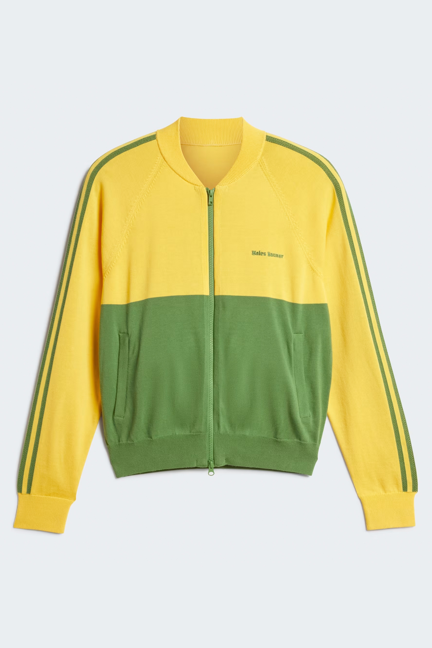 Adidas track top yellow hotsell