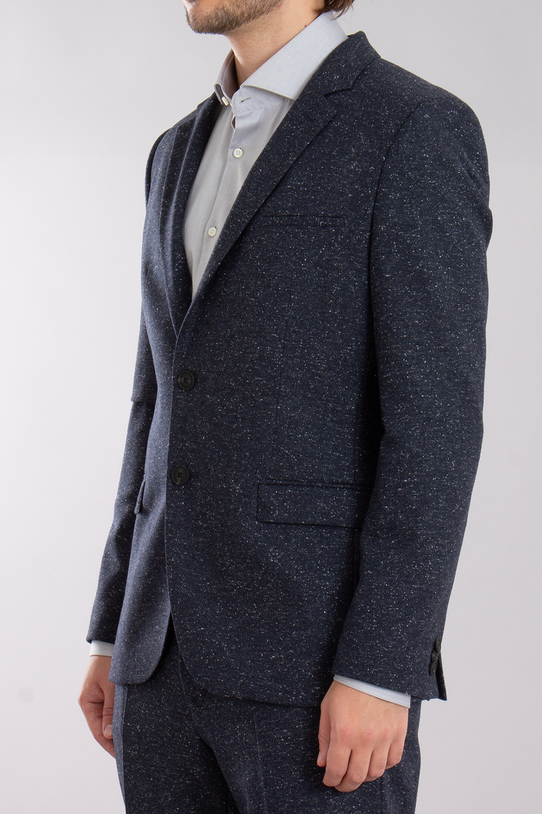 HUGO Extra Slim Fit Wool-Silk-Blend Jacket Arti