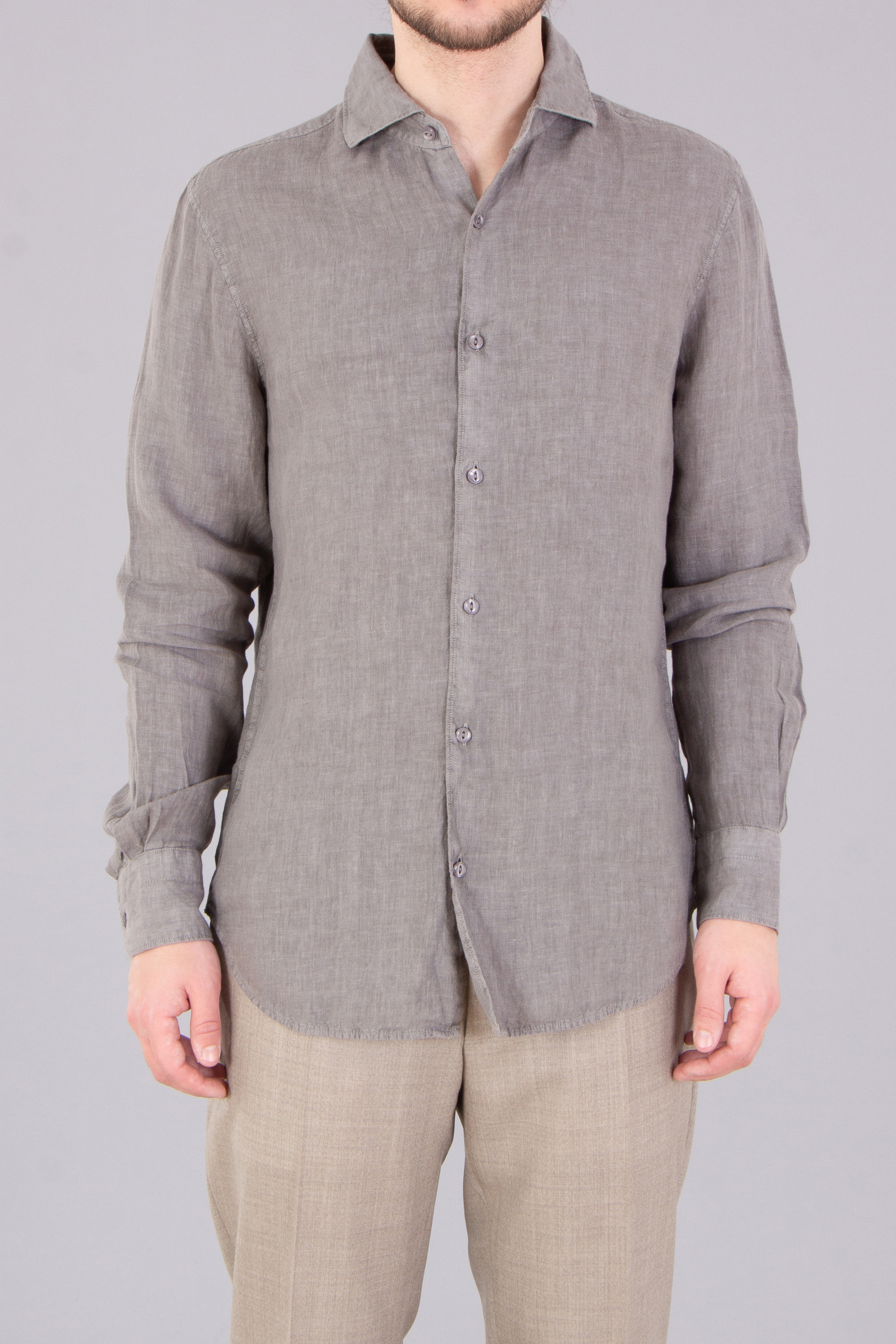 TRUSTED HANDWORK Regular Fit Linen Shirt