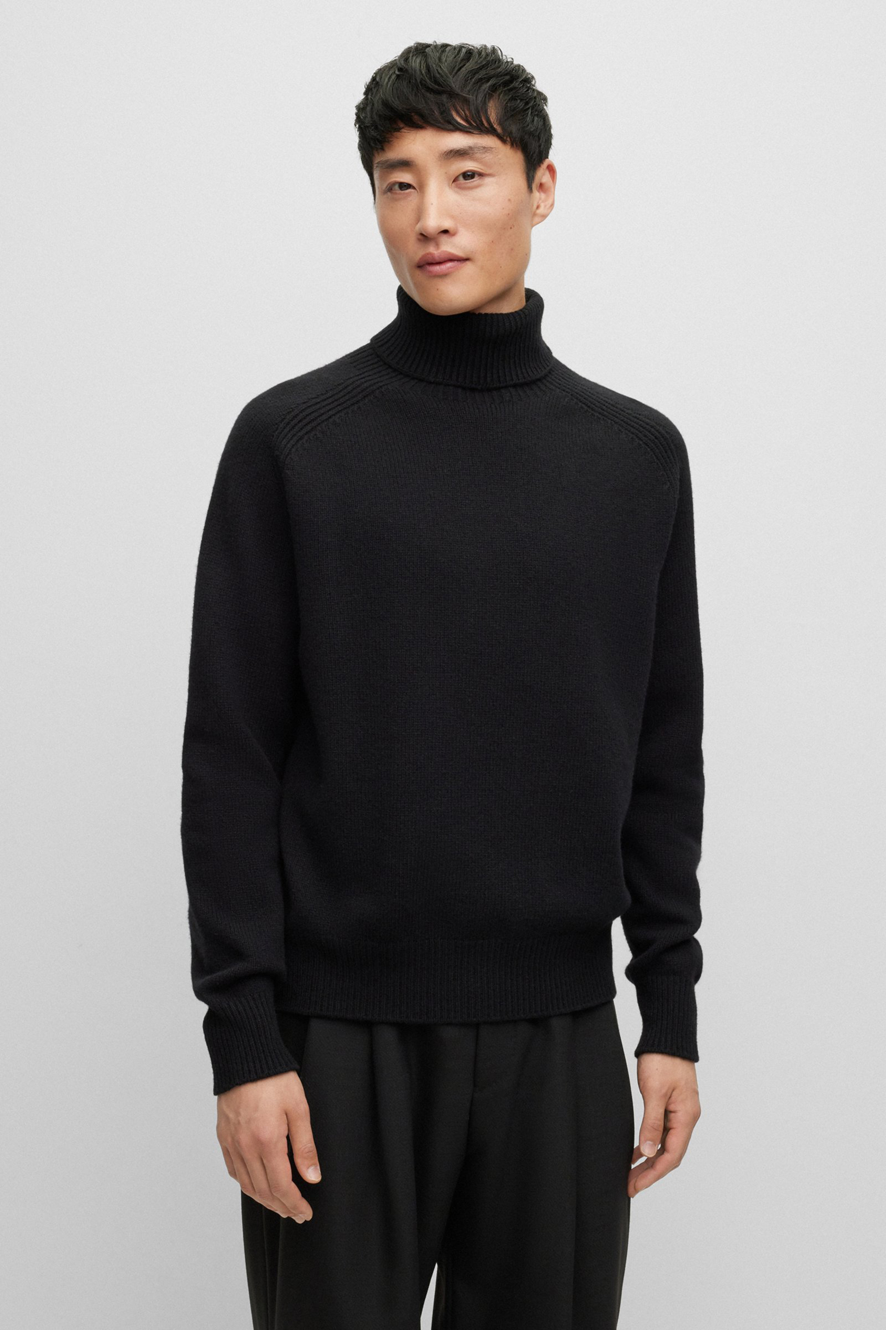 Boss on sale Wool Blend Knit Turtleneck