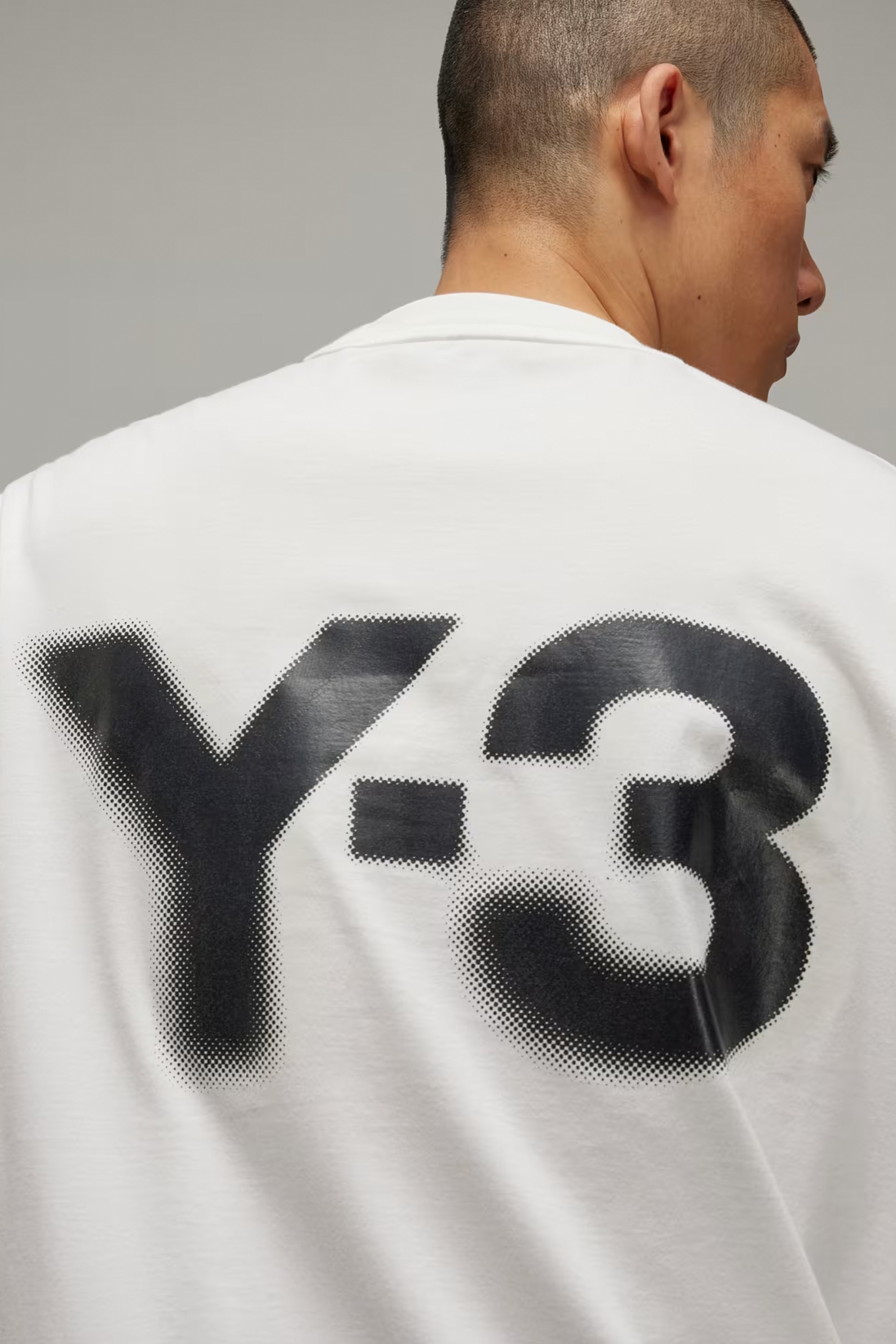 Y-3 Printed Cotton Jersey Long Sleeve T-Shirt