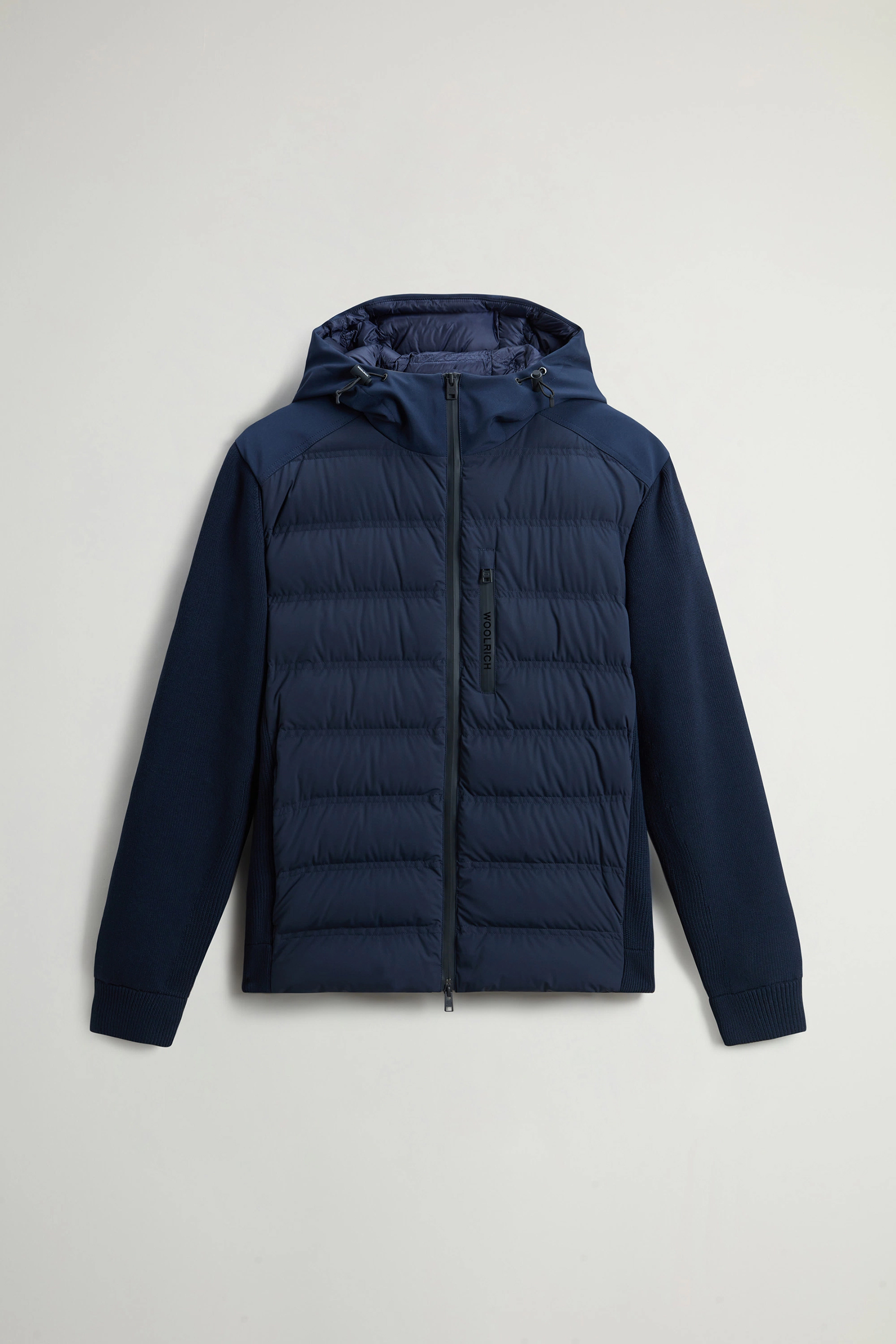 WOOLRICH Nylon Stretch Down Jacket Bering Hybrid