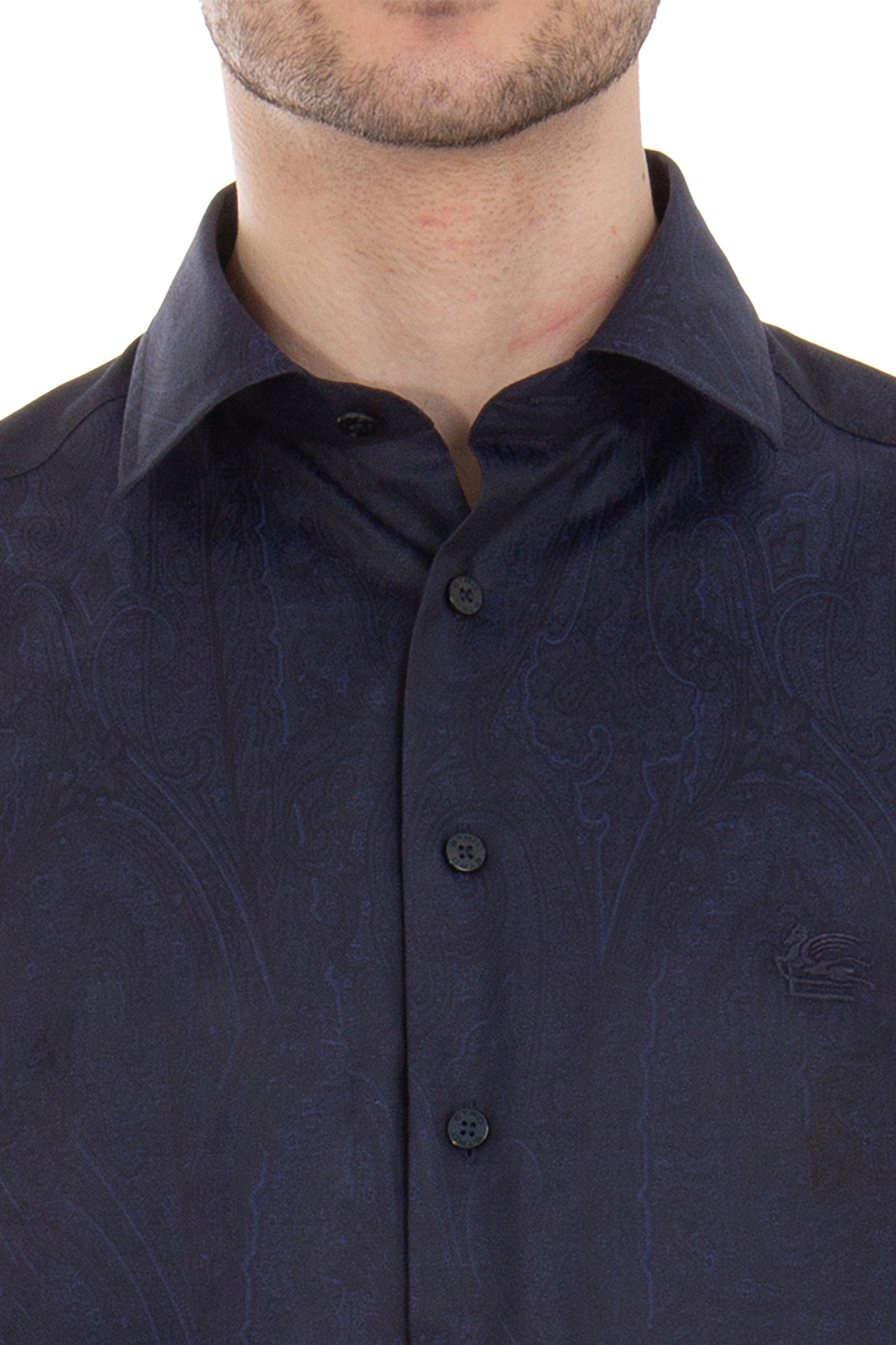 ETRO Patterned Cotton Jacquard Shirt