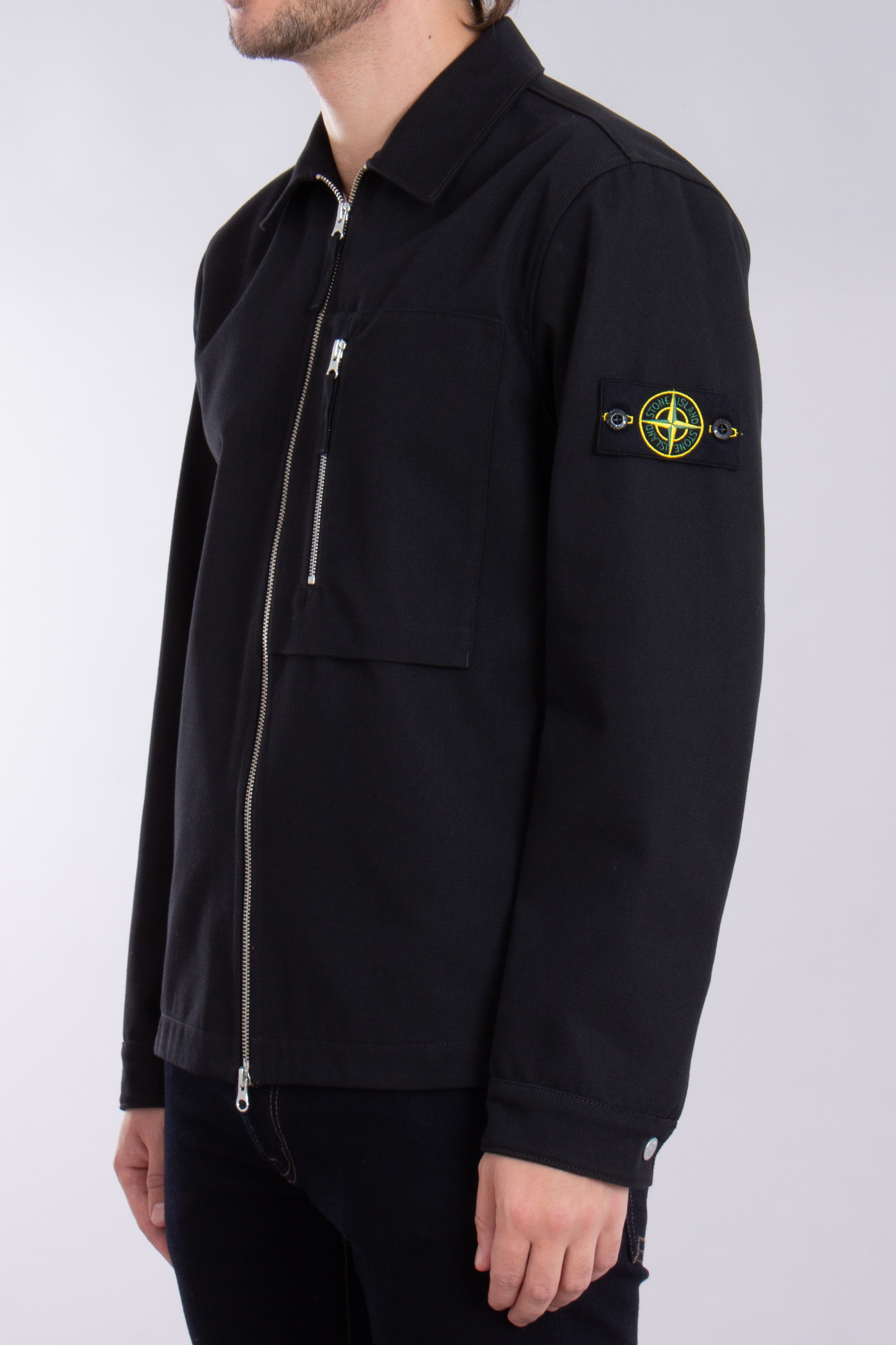 STONE ISLAND Cotton-Nylon Drill Overshirt