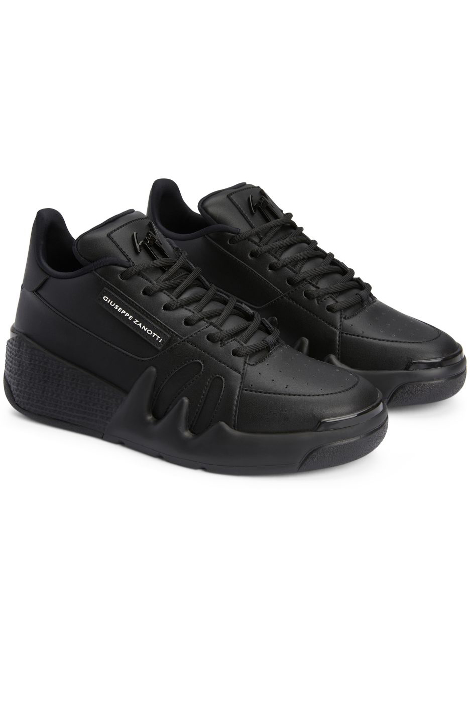 GIUSEPPE ZANOTTI Faux Leather Sneakers Talon