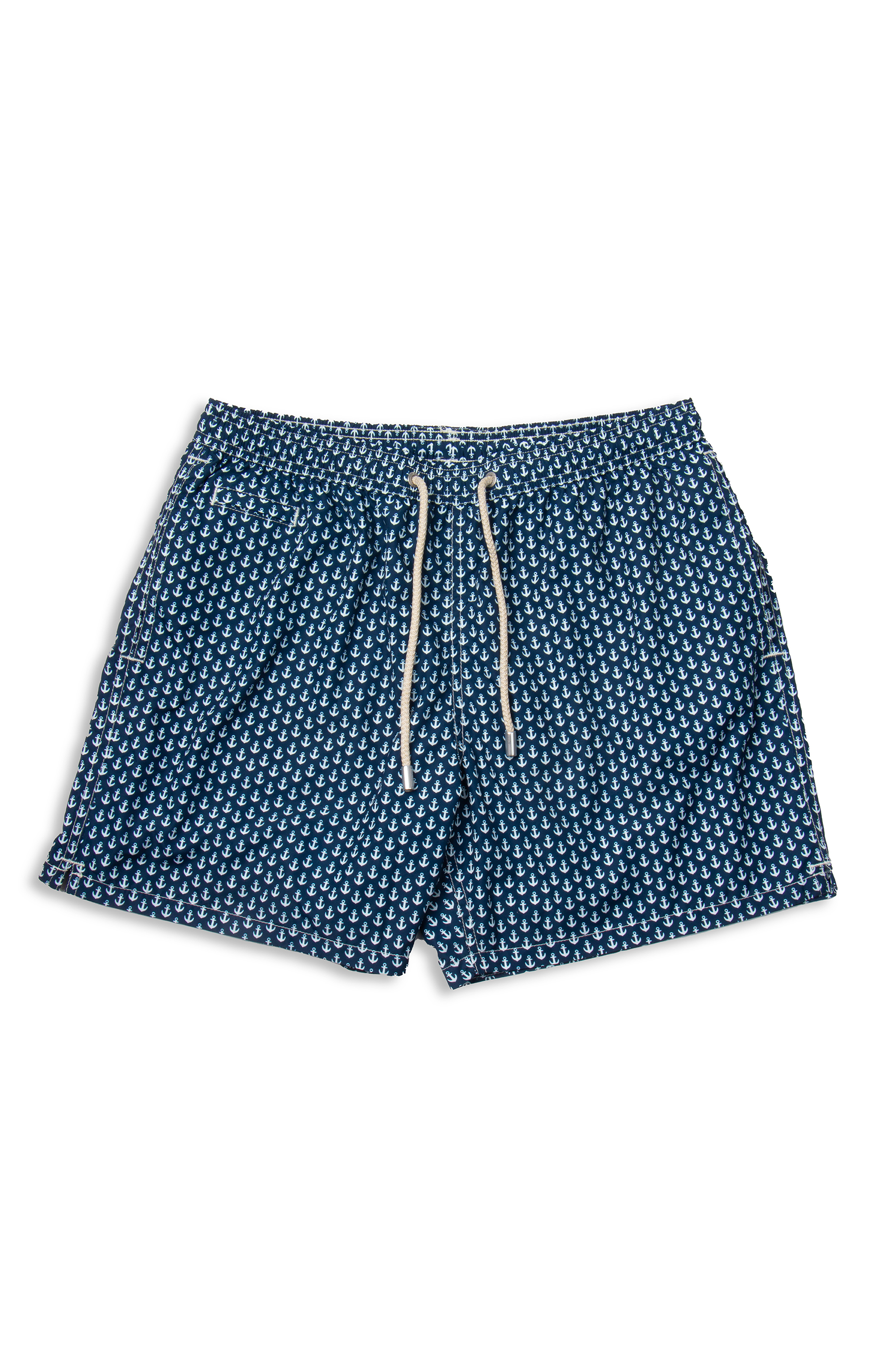 MC 2 SAINT BARTH Anchor Print Swim Shorts Lighting