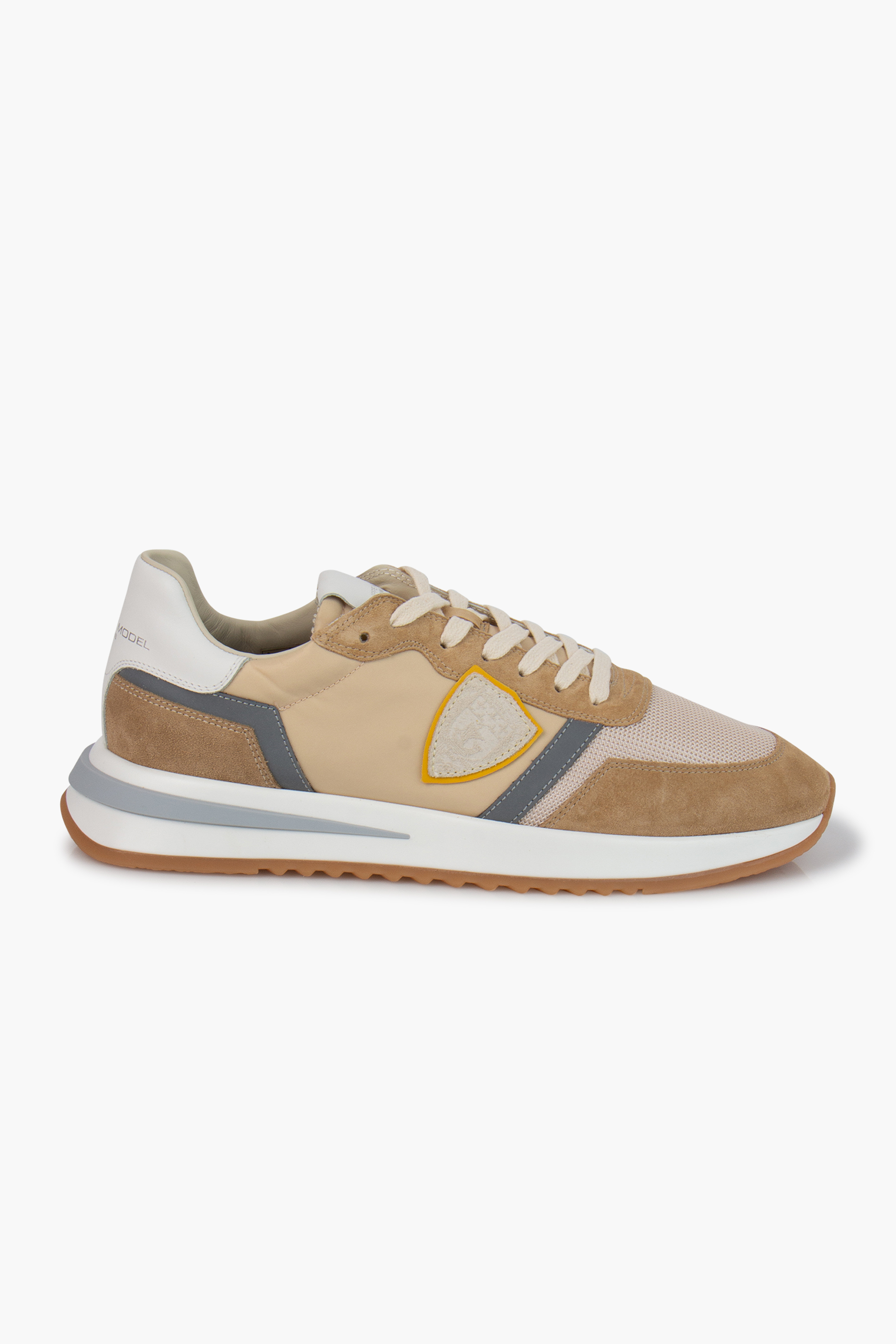 PHILIPPE MODEL Nylon Leather & Suede Sneakers Tropez 2.1 Low