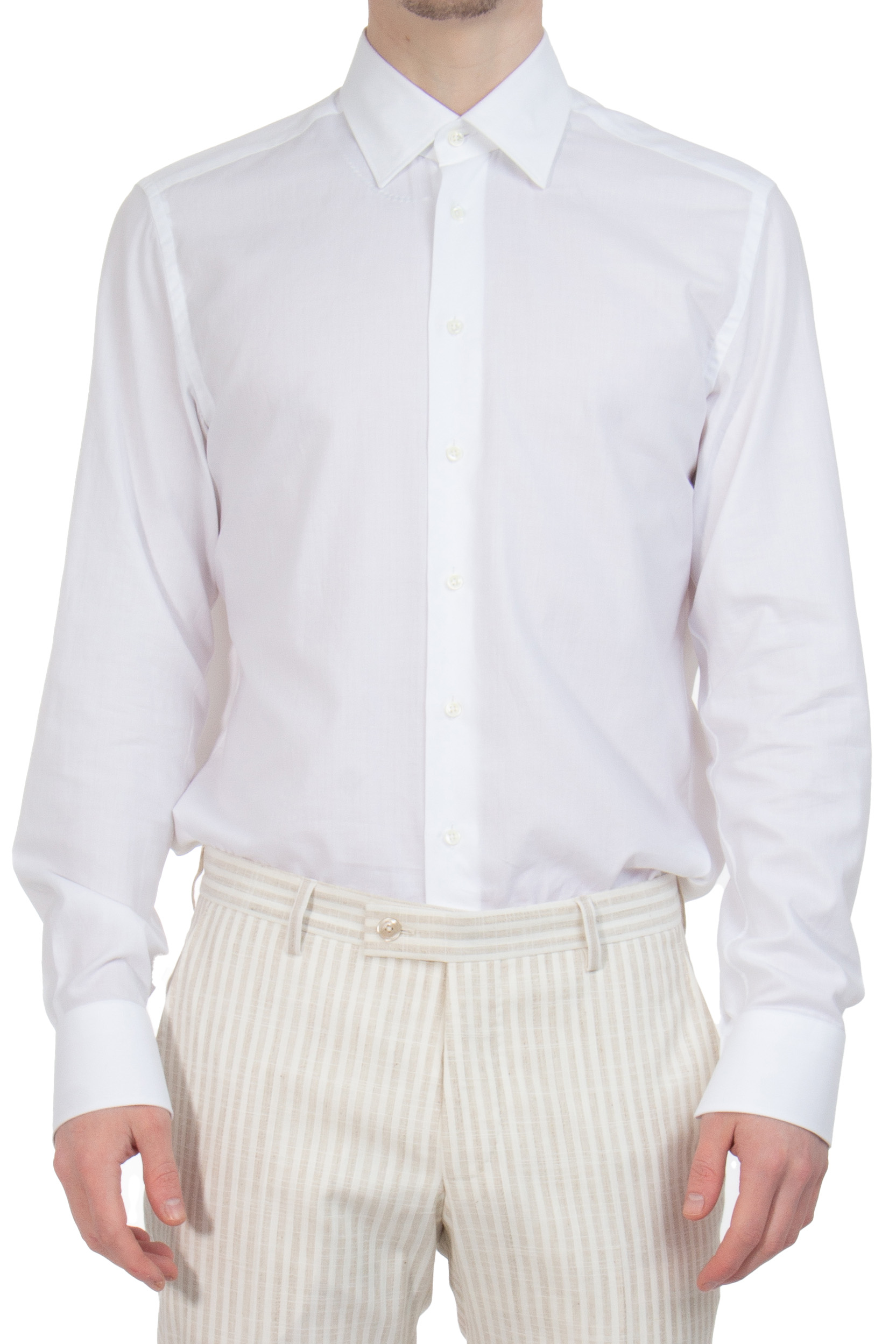 EMANUELE MAFFEIS Slim Fit Cotton Shirt