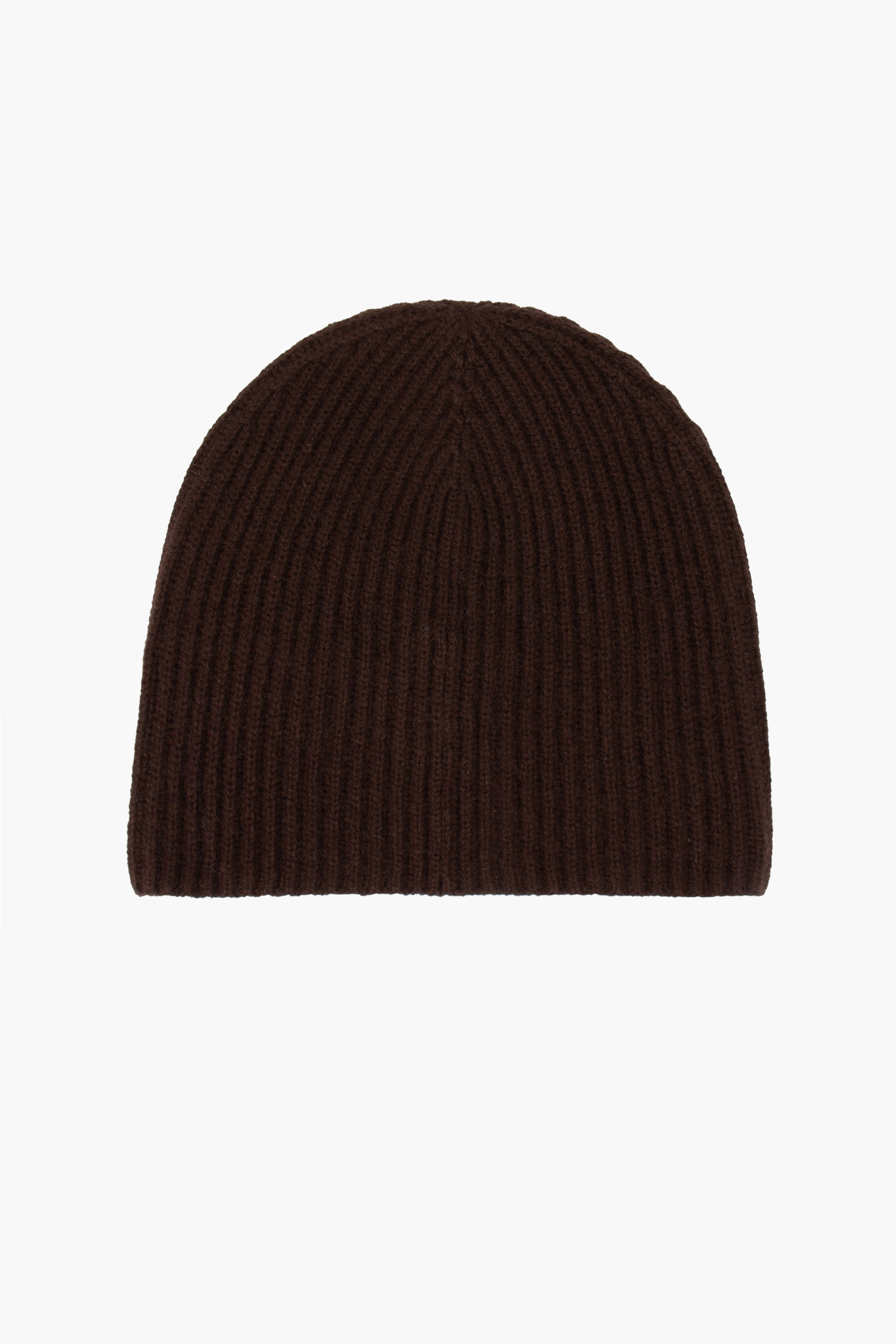 ALLUDE Ribbed Cashmere Beanie