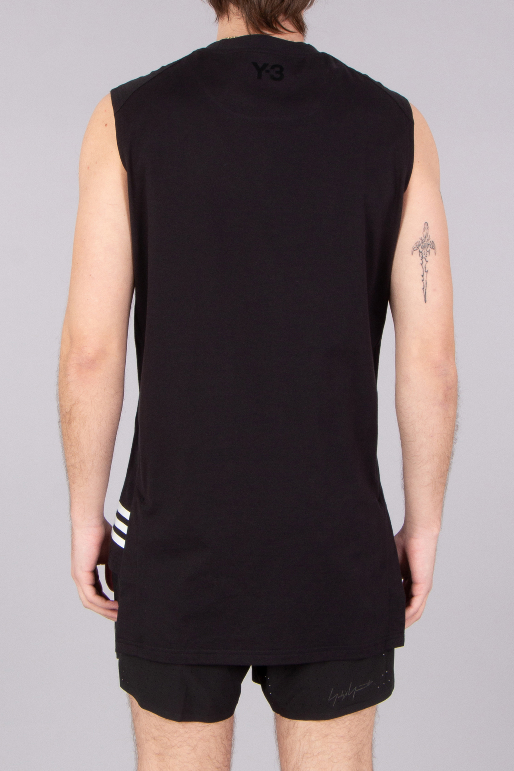 Y-3 Loose Fit Cotton Jersey Tank Top