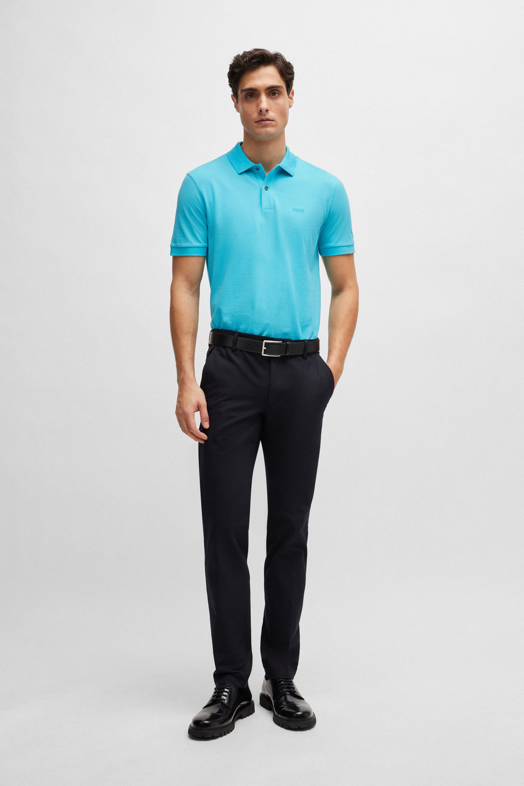 BOSS Pima Cotton Piqué Polo Shirt Pallas