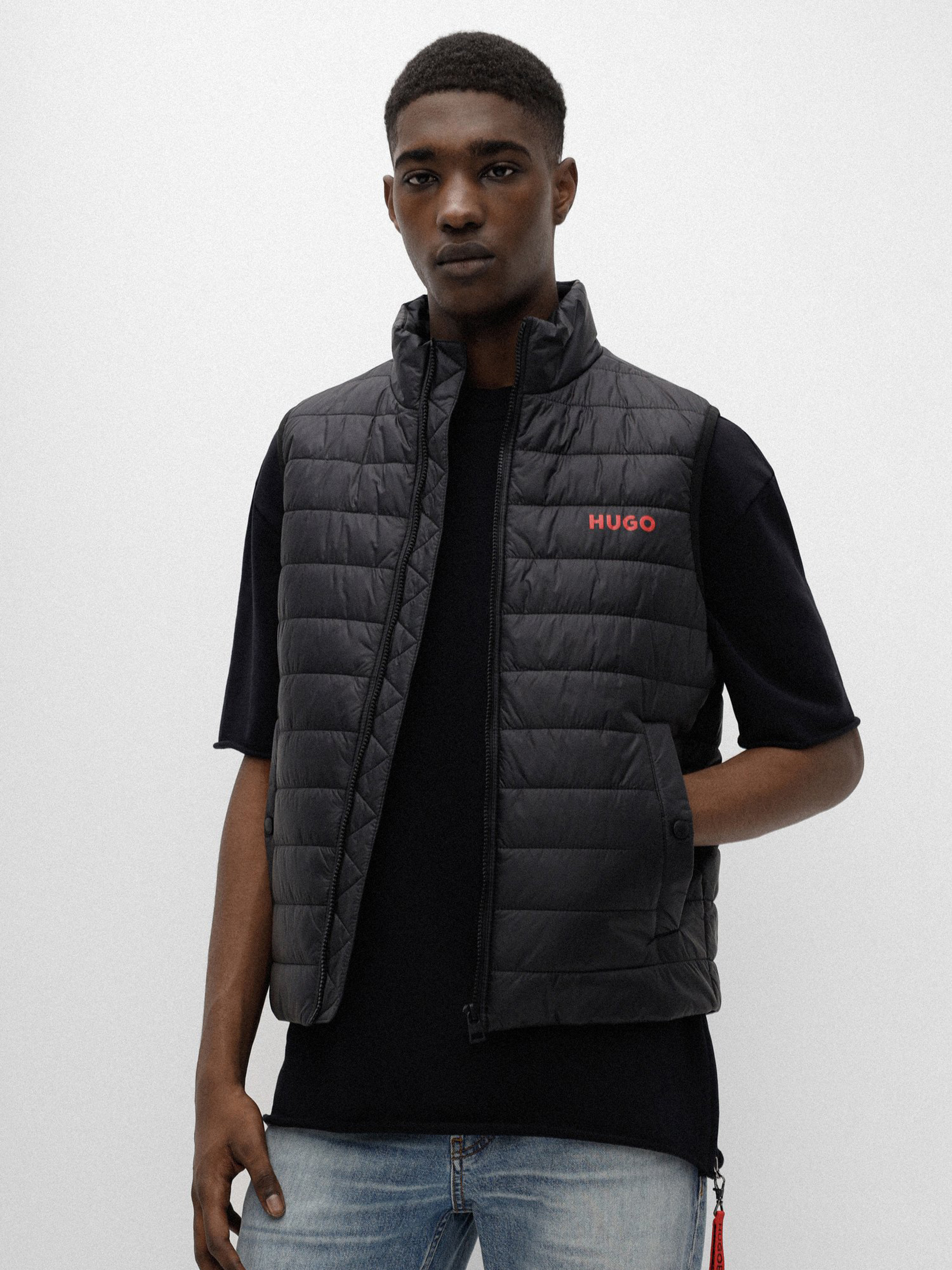 HUGO Padded Recycled Nylon Vest Bentino