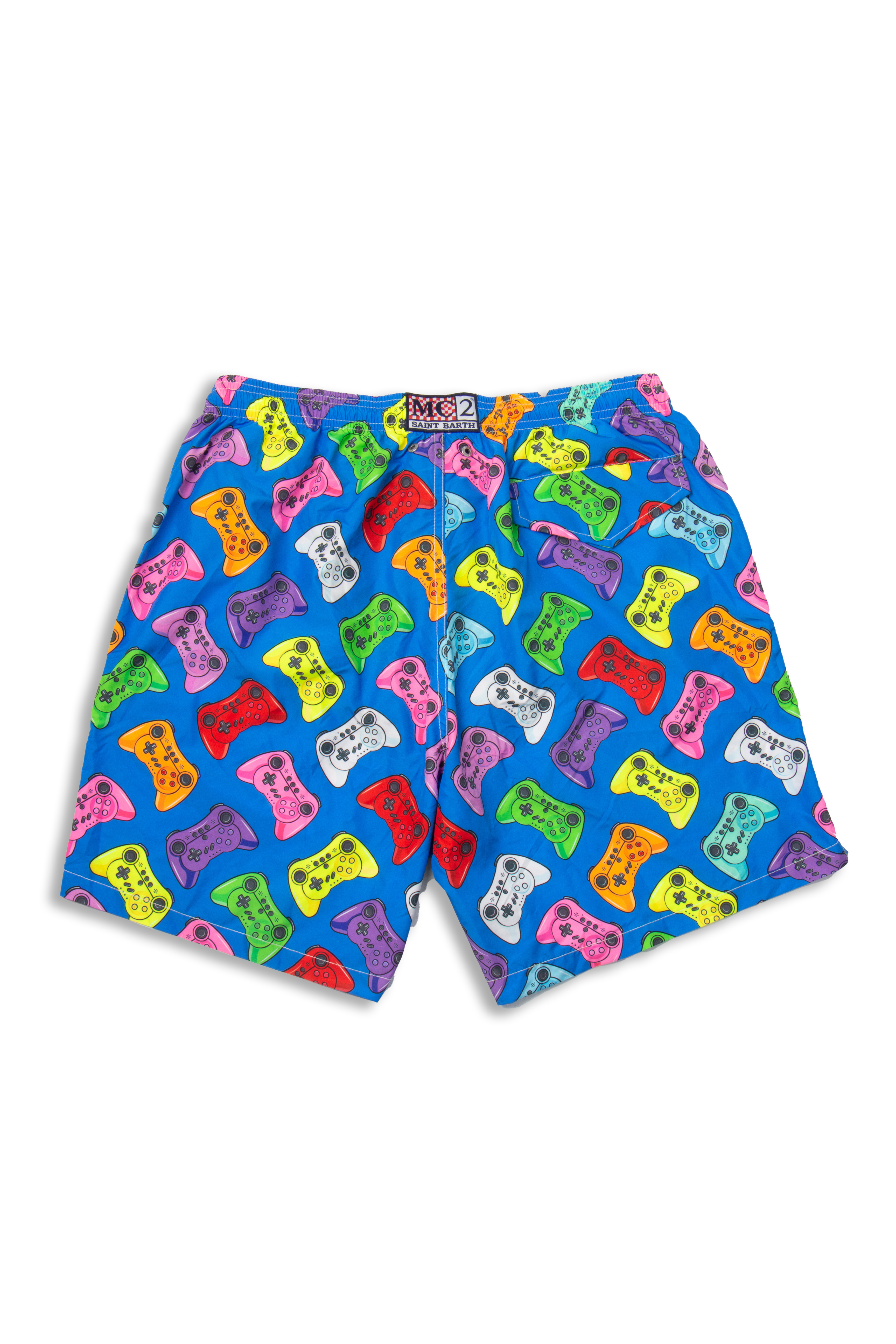 MC 2 SAINT BARTH Gamecontroller Print Swim Shorts 