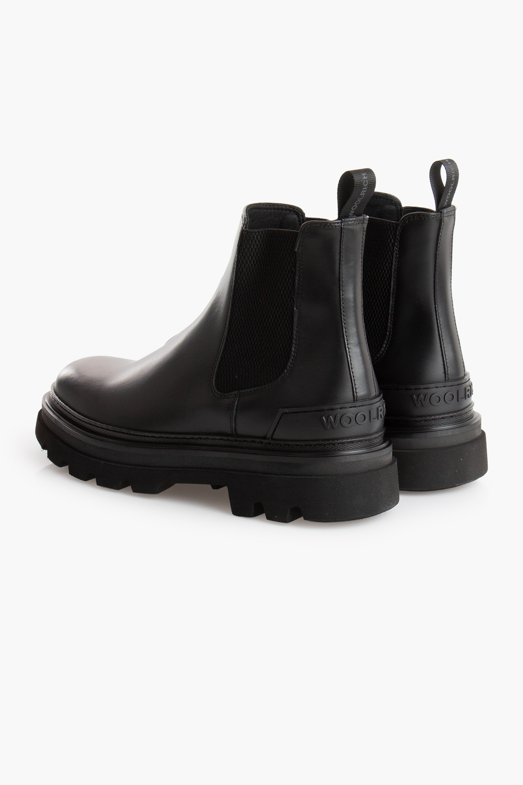 WOOLRICH Leather Chopper Chelsea Boots