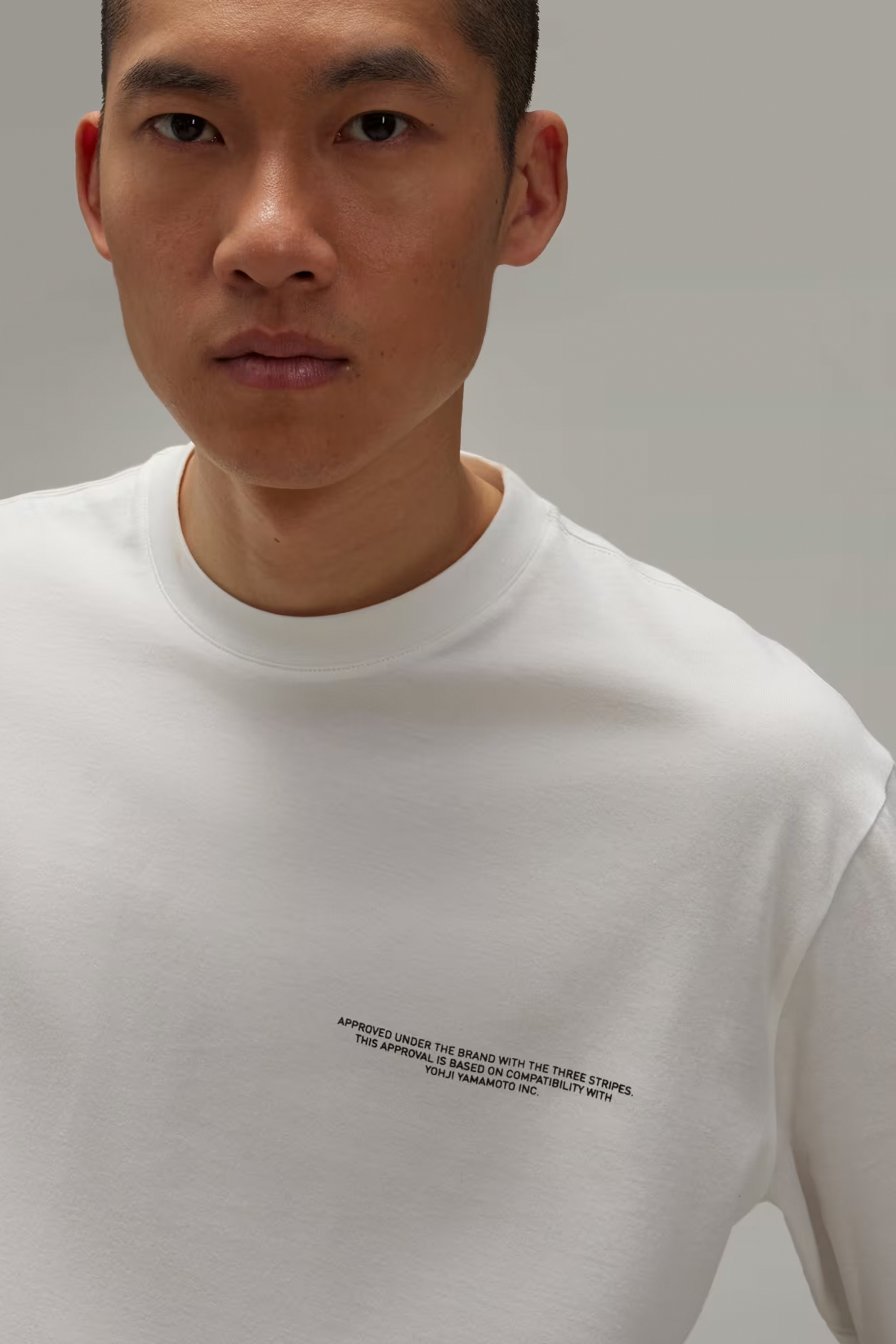 Y-3 Printed Cotton Jersey Long Sleeve T-Shirt