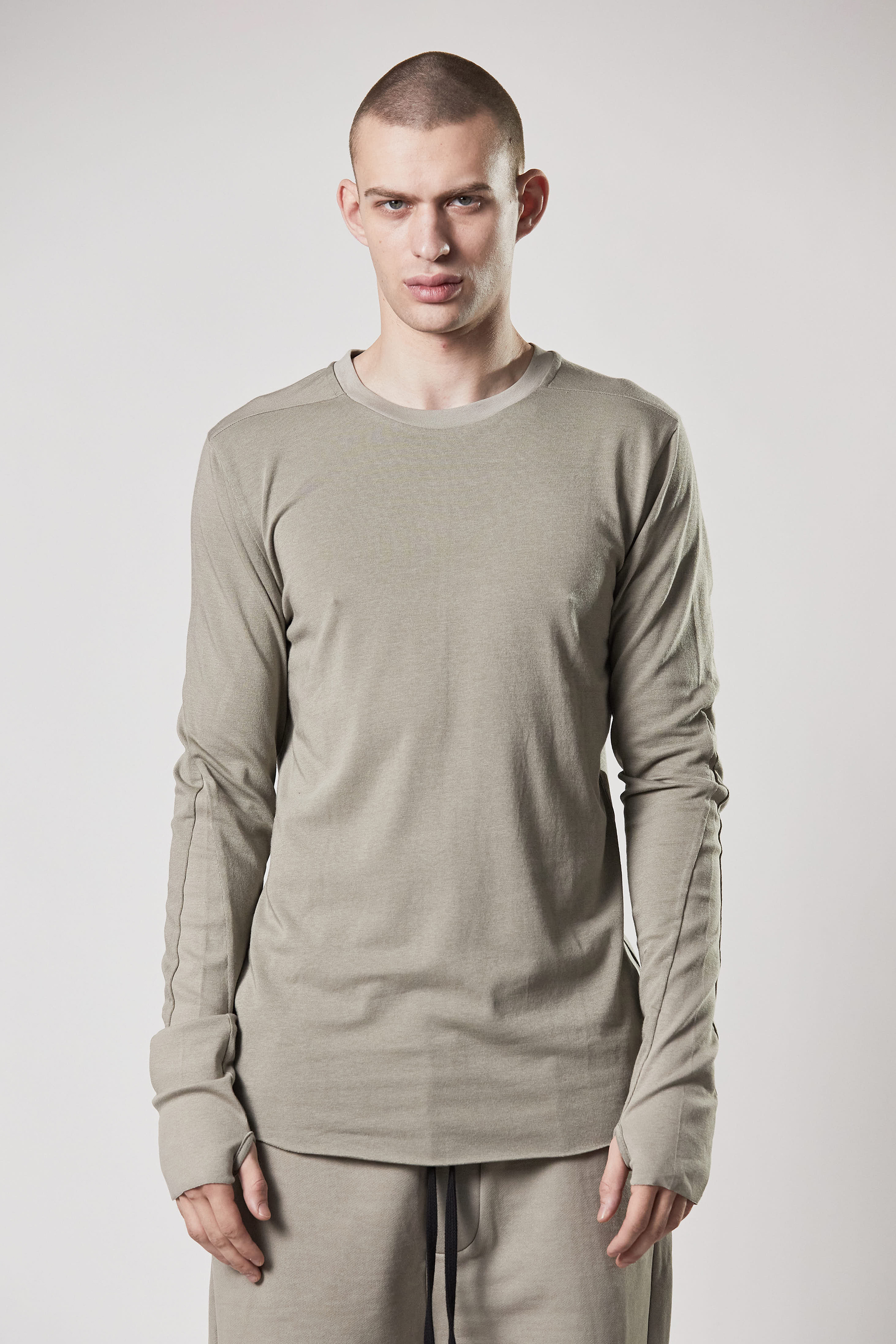 THOM KROM Matmix Cotton-Modal Stretch Long Sleeve T-Shirt