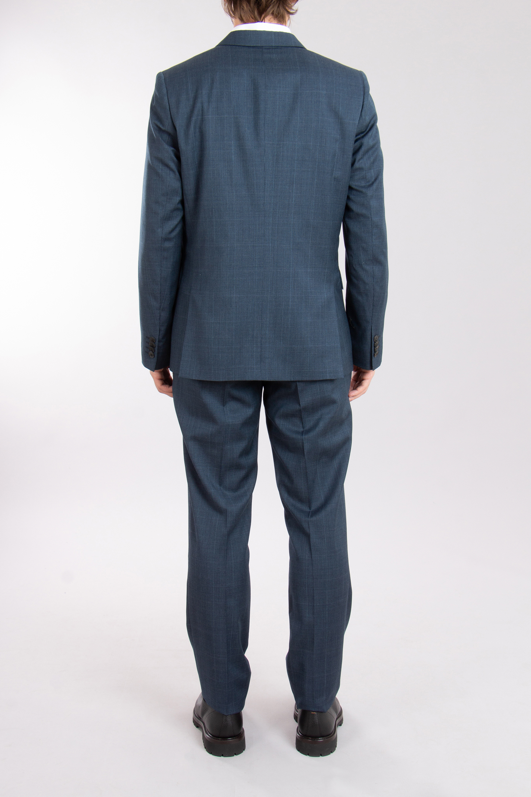 PAUL SMITH Tailored Fit Checked Wool Suit