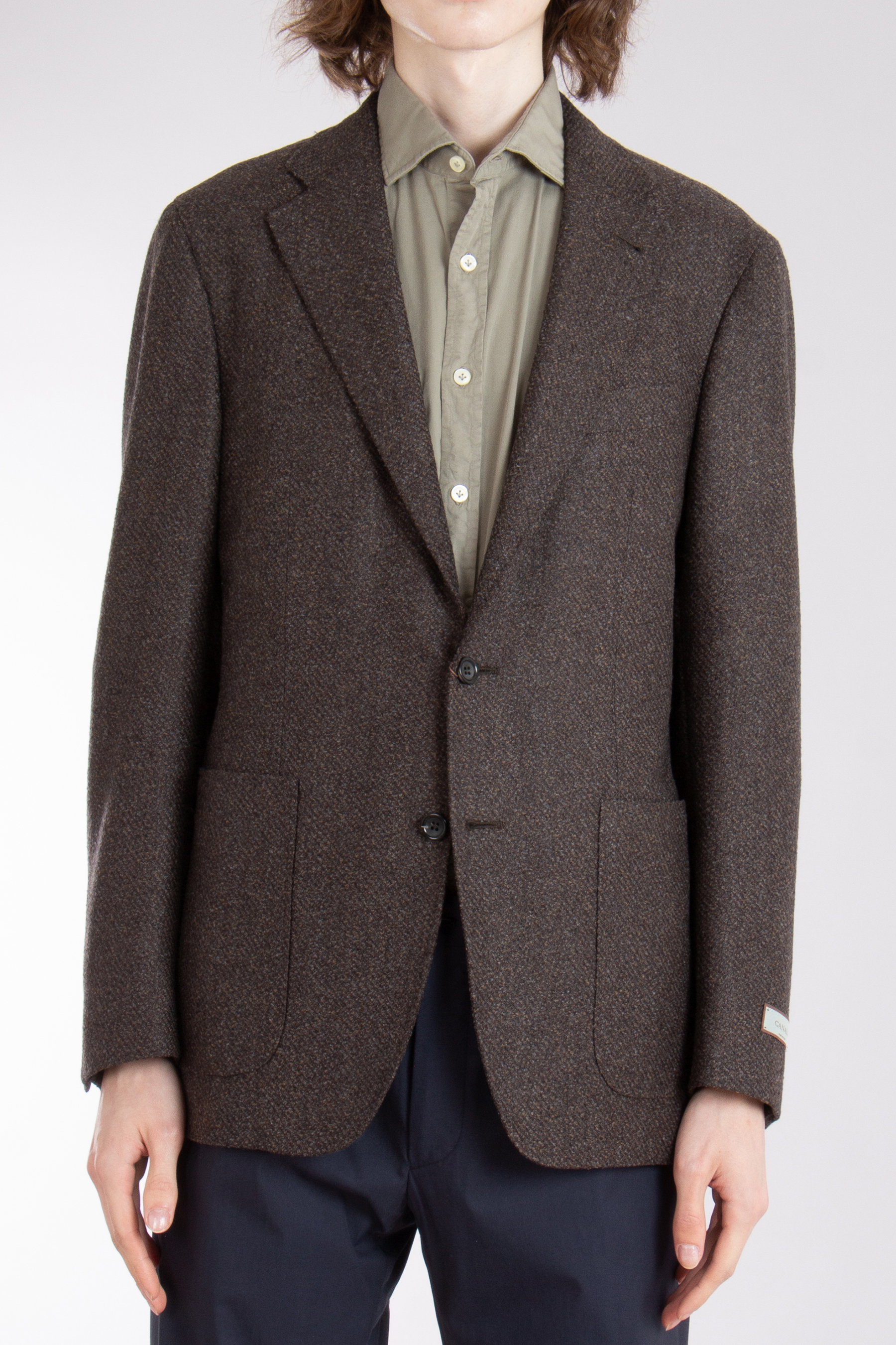 CANALI Modern Fit Wool Blend Tweed Jacket Kei