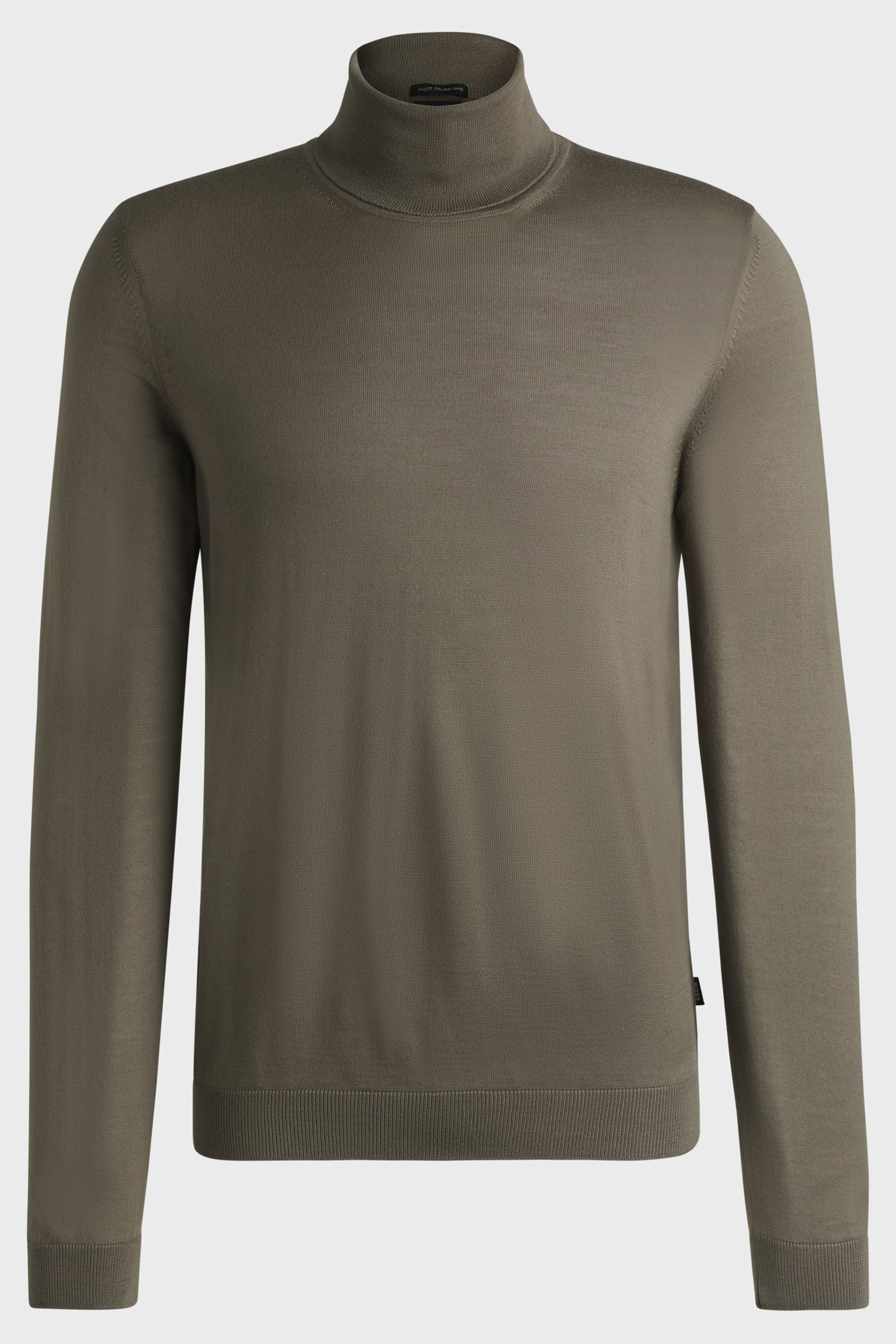 BOSS Virgin Wool Turtleneck Sweater Musso