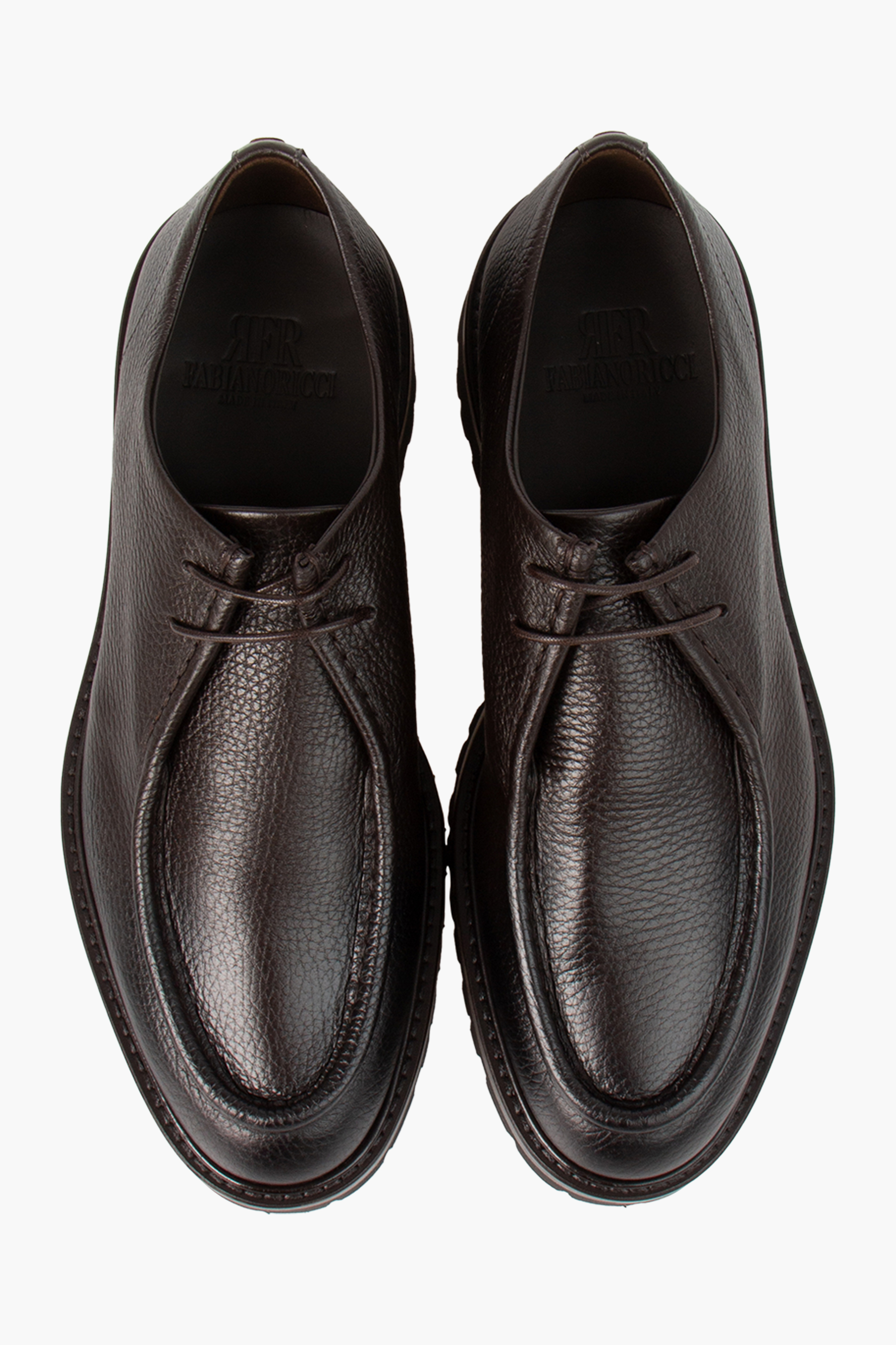 FABIANO RICCI Grained Leather Mocassins