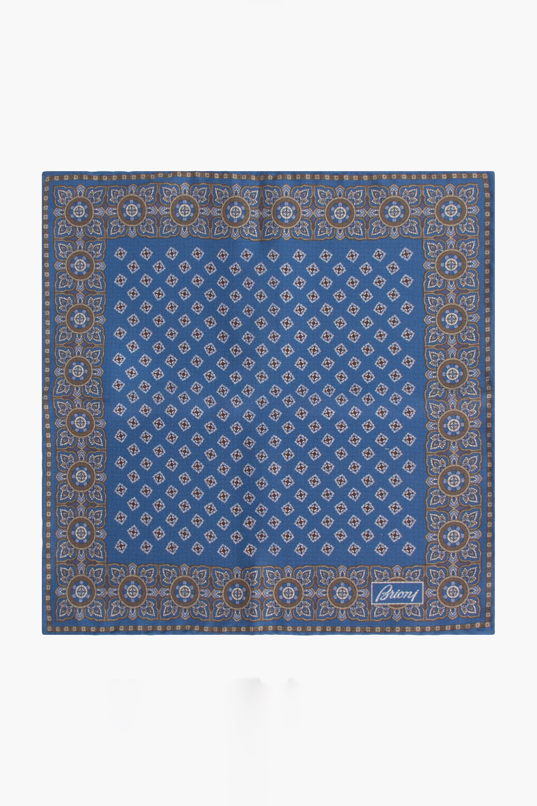 BRIONI Patterned Responsible Silk Hankerchief