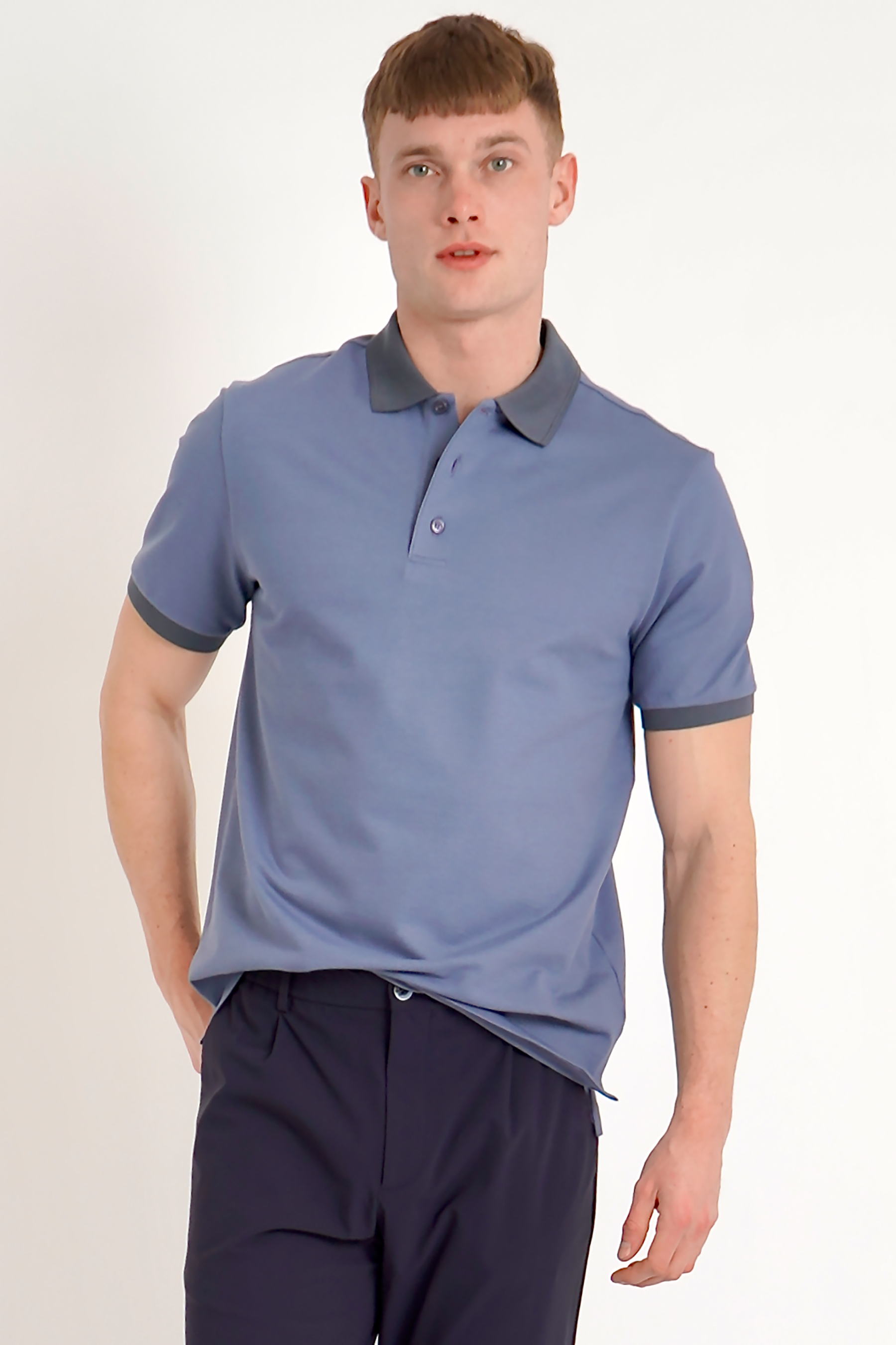 BRIONI Cotton Piqué Polo Shirt 