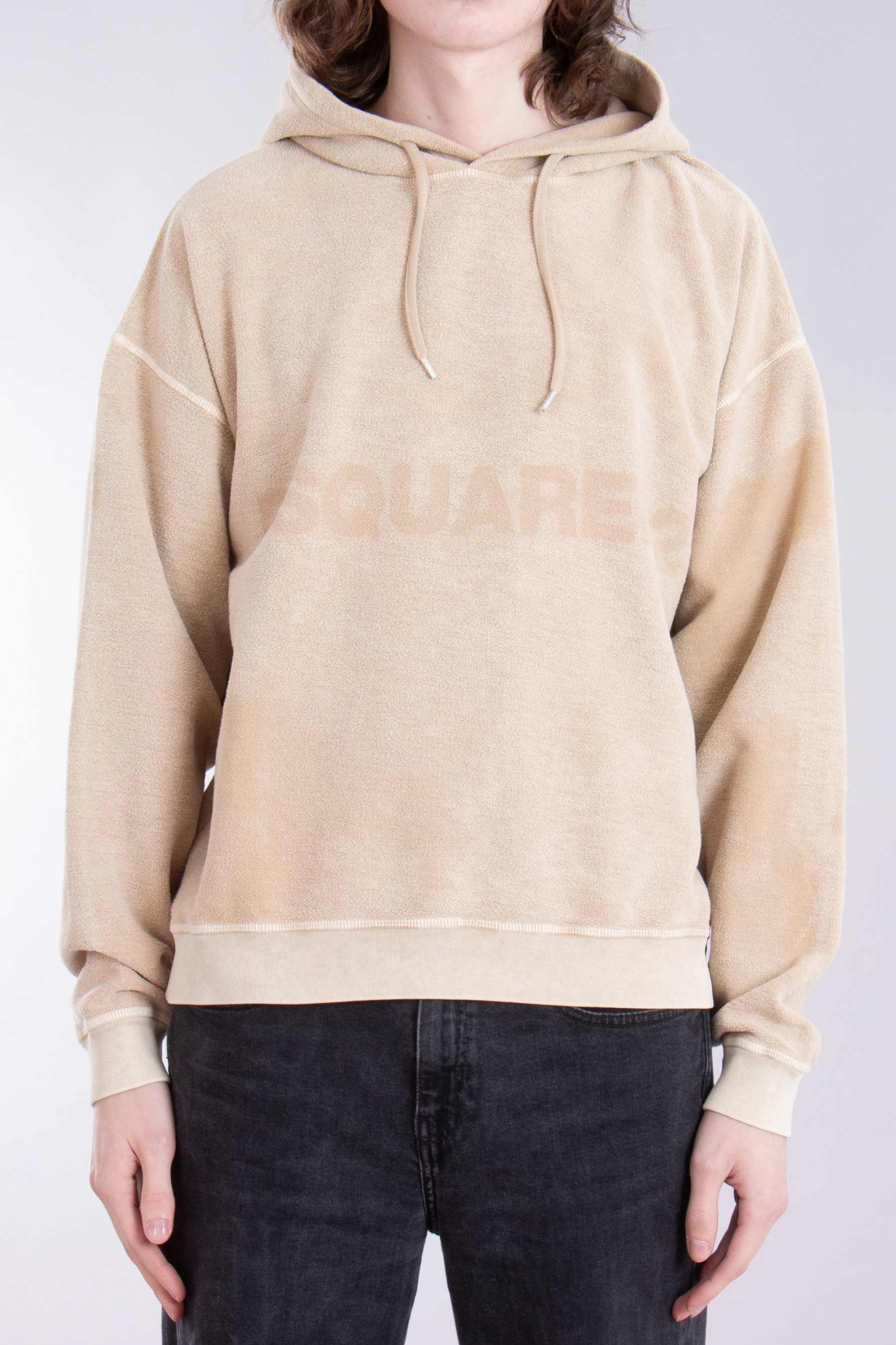 DSQUARED2 Used Wash Relax Fit Cotton Hoodie