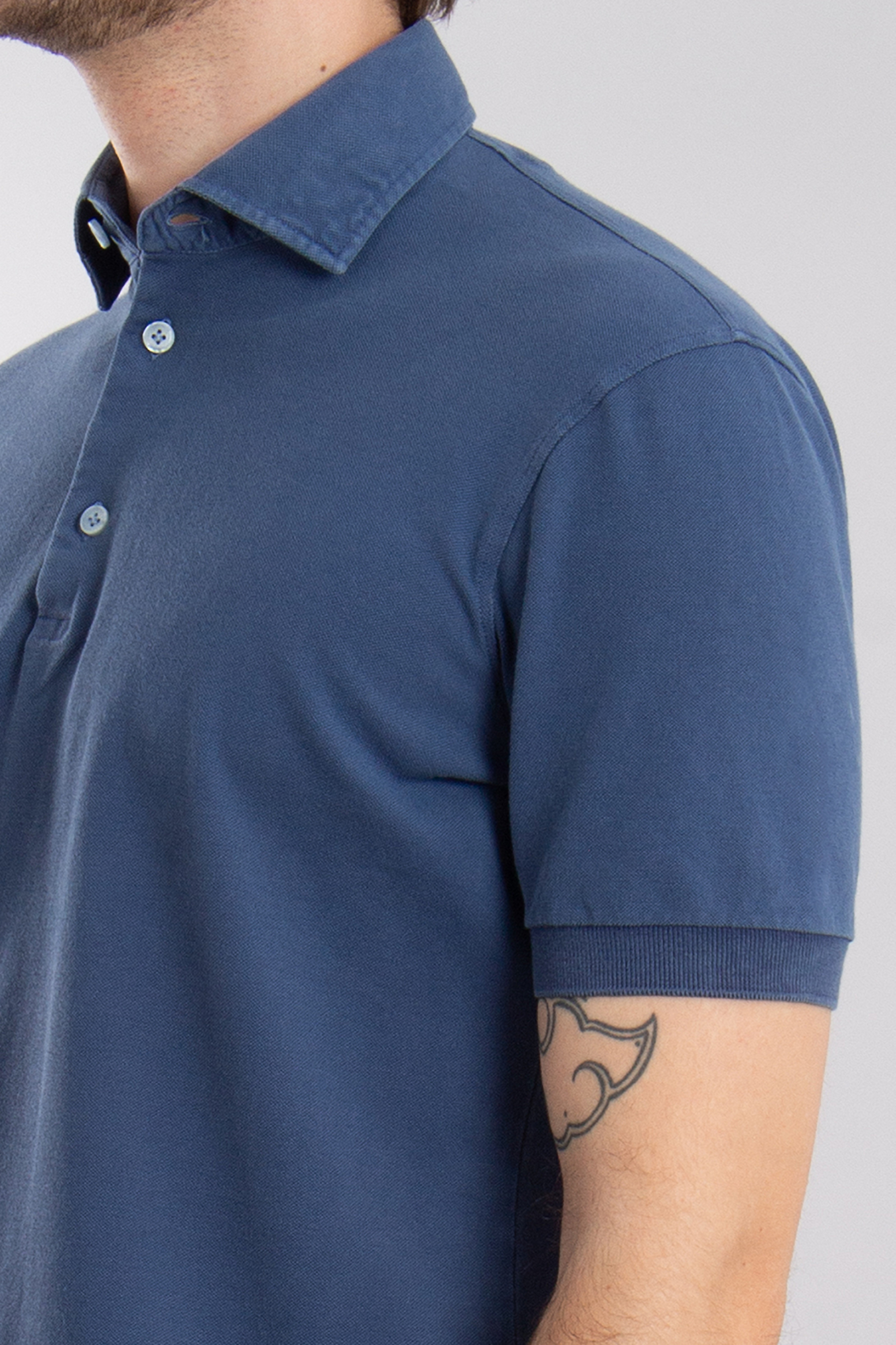 SONRISA Cotton Piqué Polo Shirt