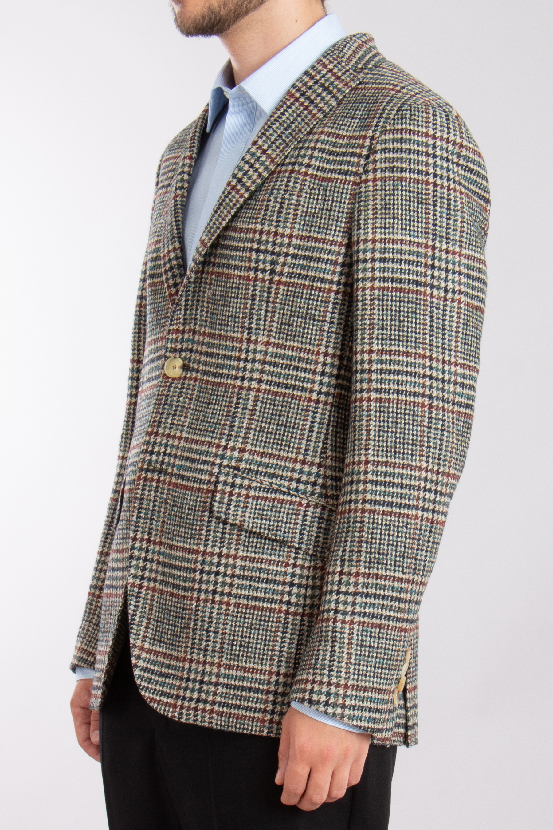 ETRO Checked Alpaca-Wool Blend Jacket