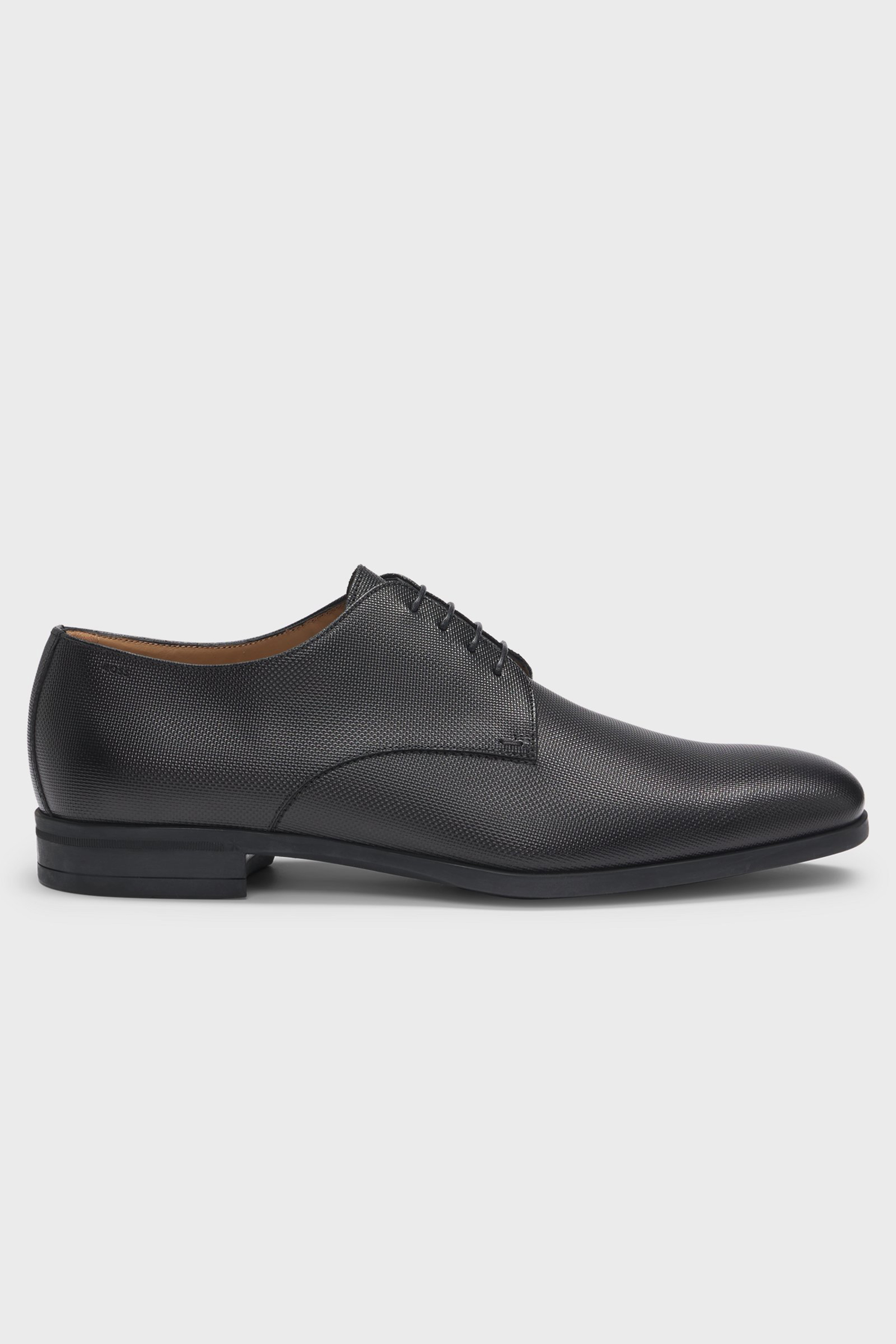 BOSS Structured Leather Derby Shoes Kensington