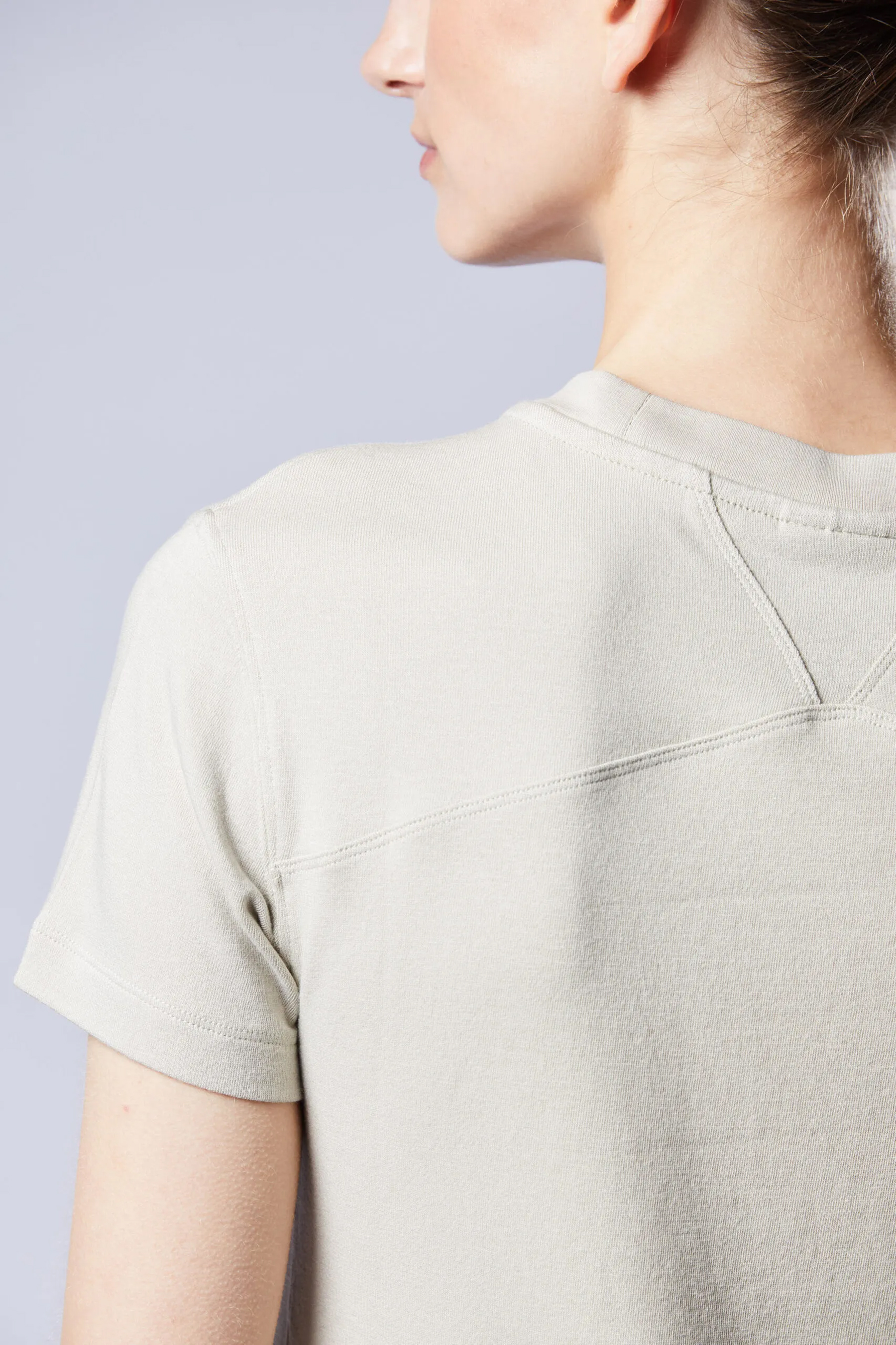 THOM KROM Round Neck Cotton Modal Jersey T-Shirt