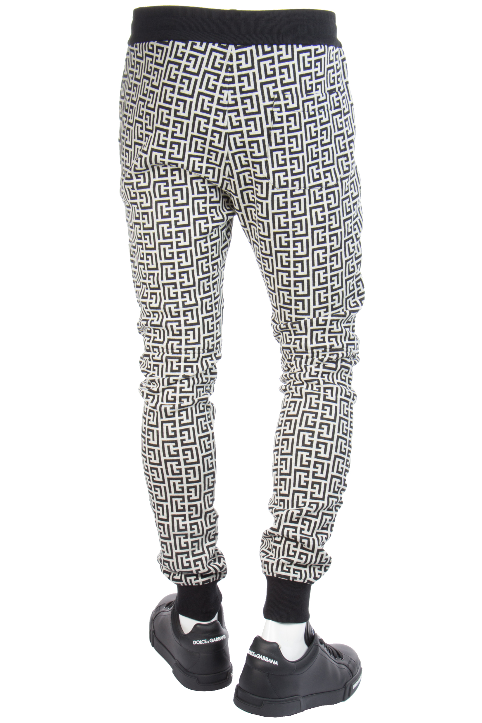 BALMAIN Monogram Biker Sweatpants