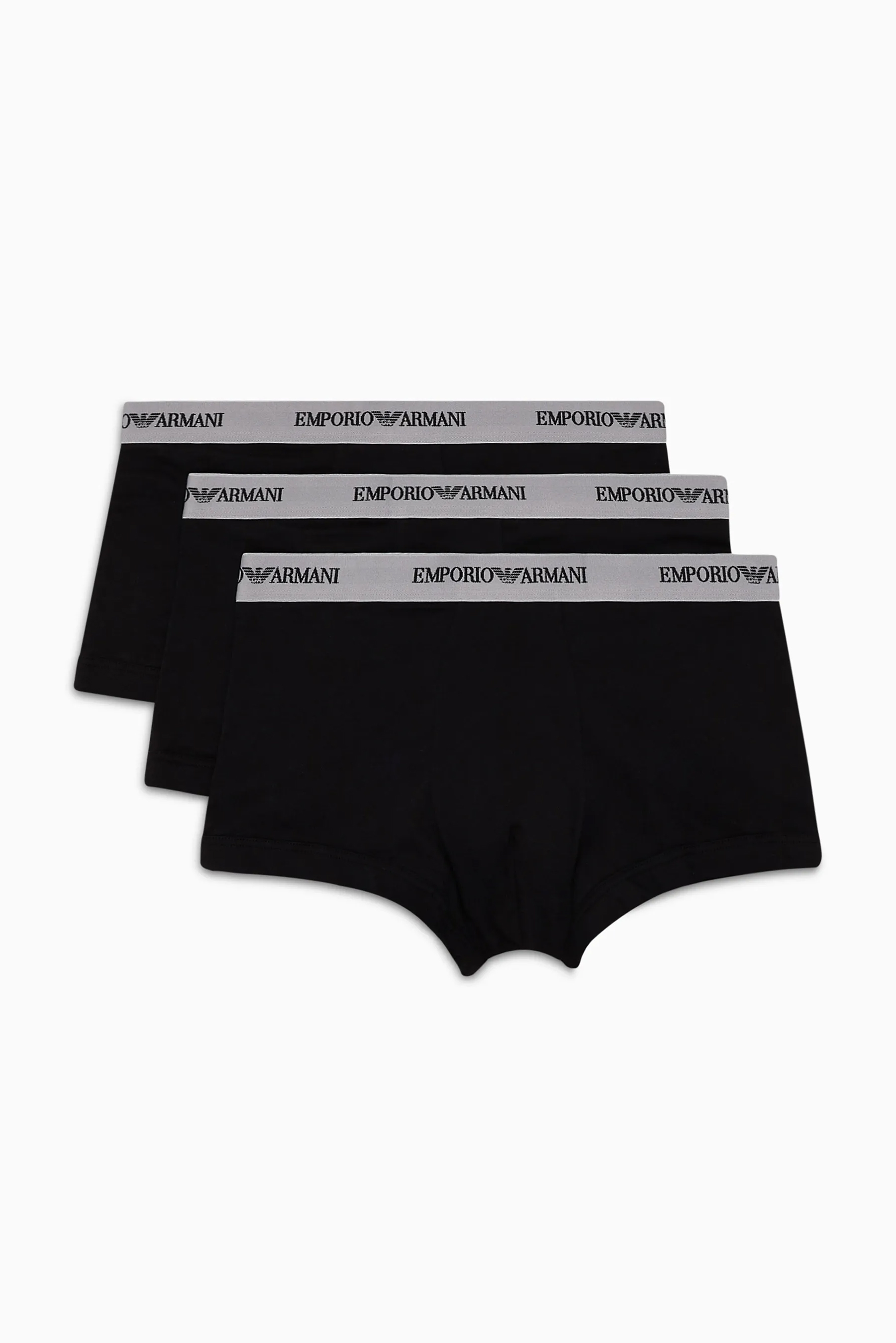 EMPORIO ARMANI 3-Pack Cotton Stretch Trunks