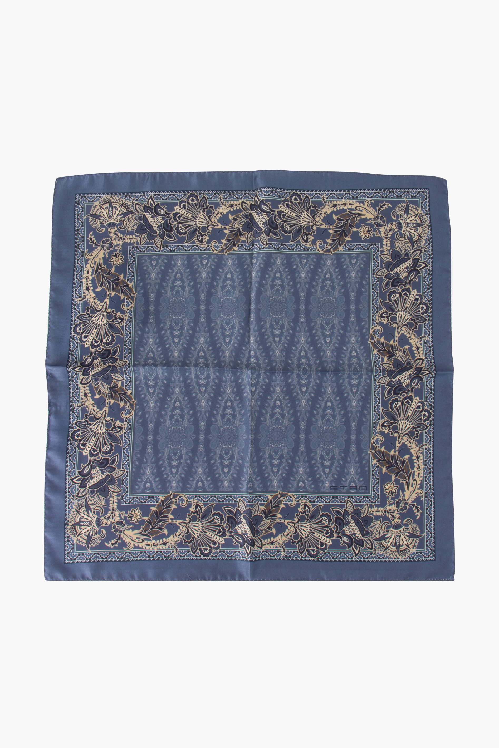 ETRO Paisley Print Silk Pocket Square