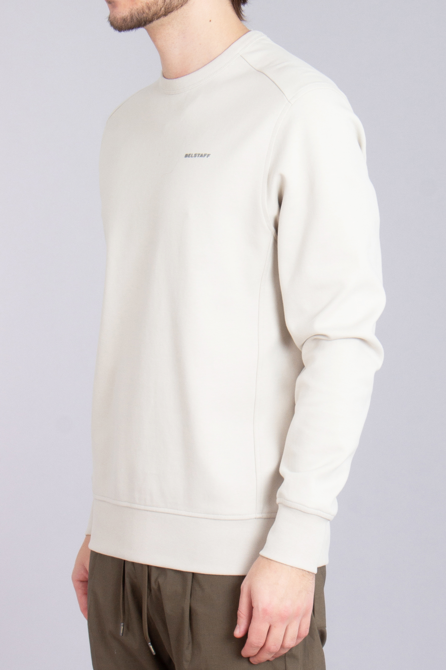 BELSTAFF Cotton Fleece Sweatshirt Alloy