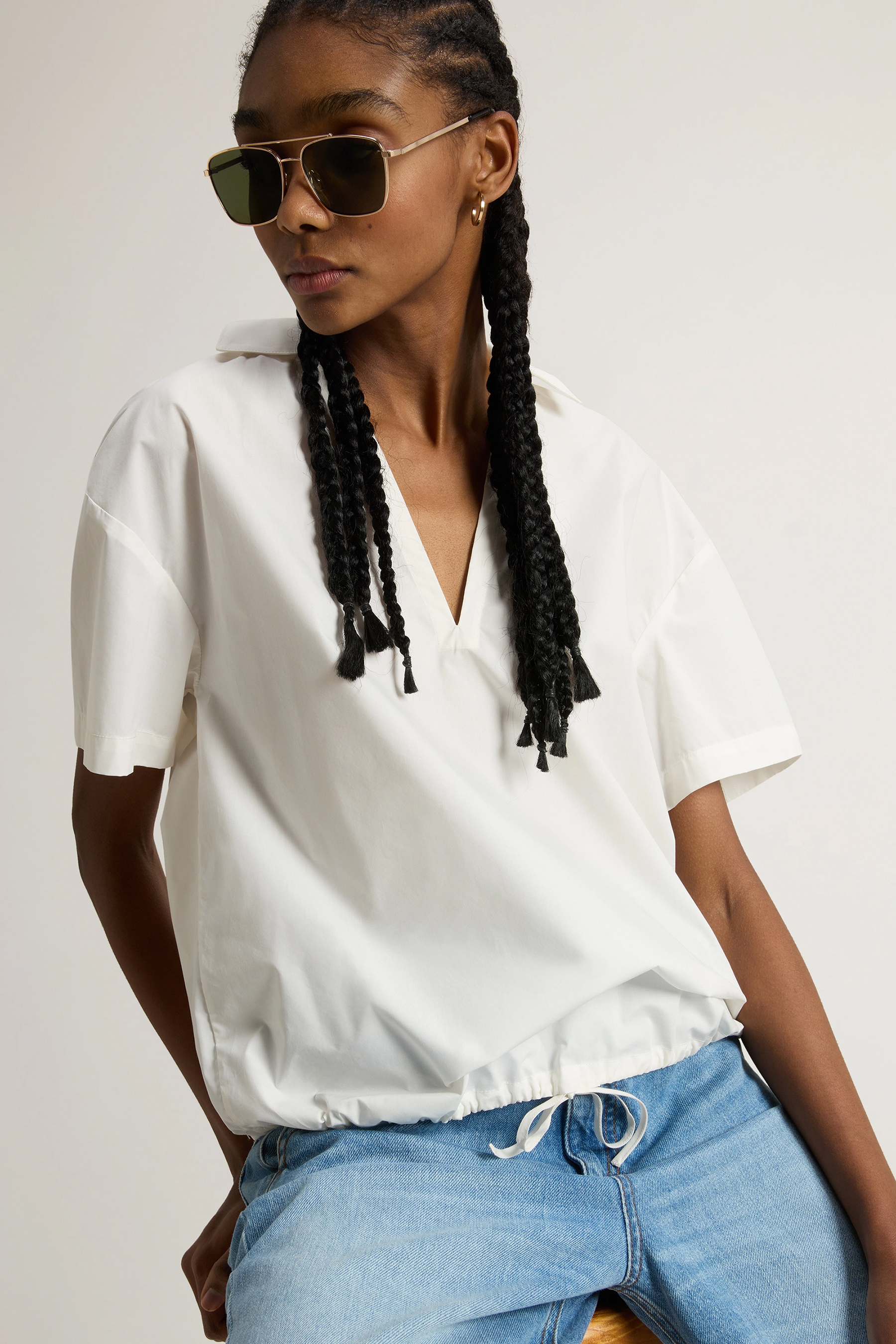 WOOLRICH Comfort Fit Cotton Poplin Blouse