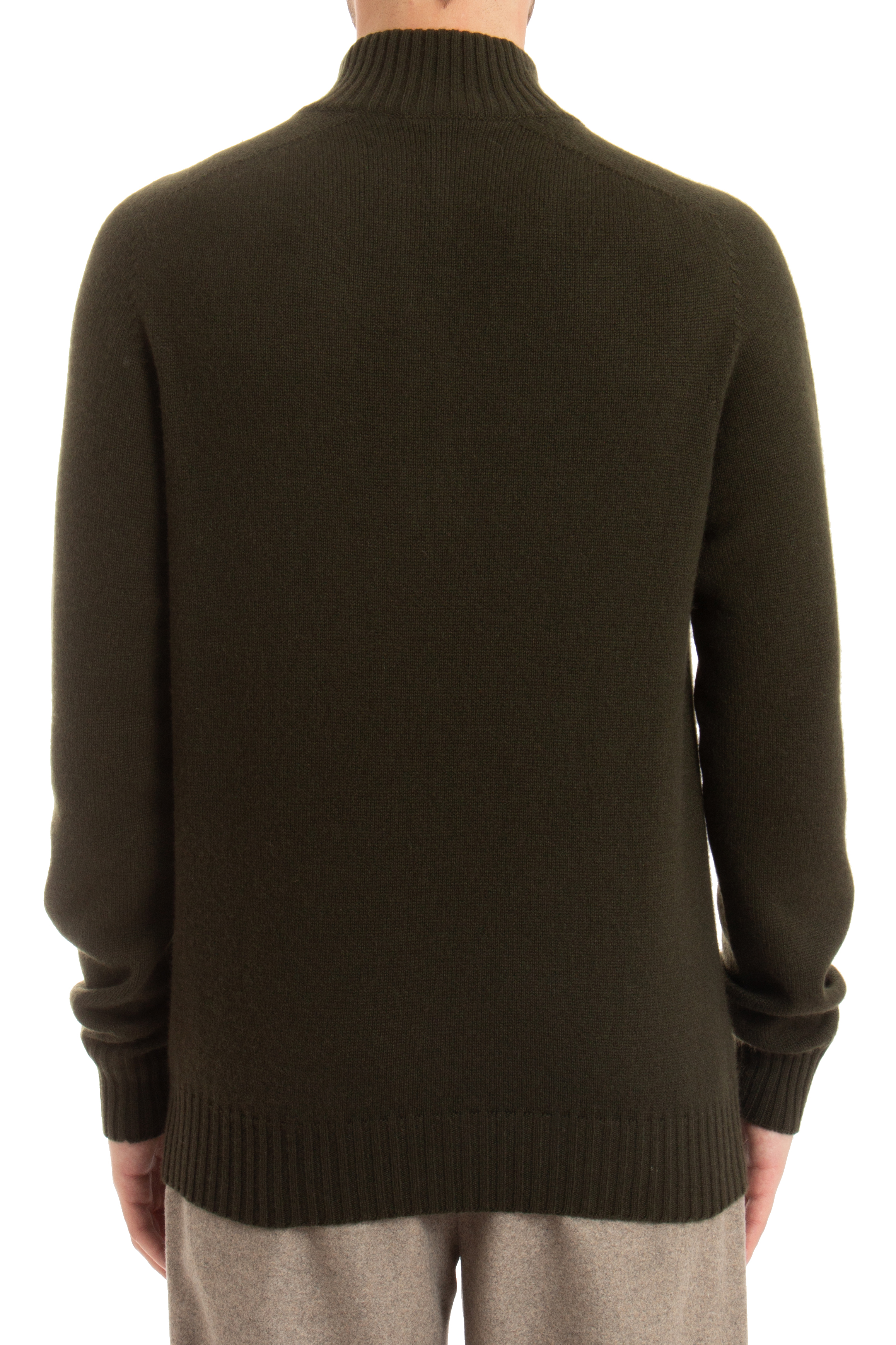 AIDA BARNI Cashmere Half-Zip Sweater