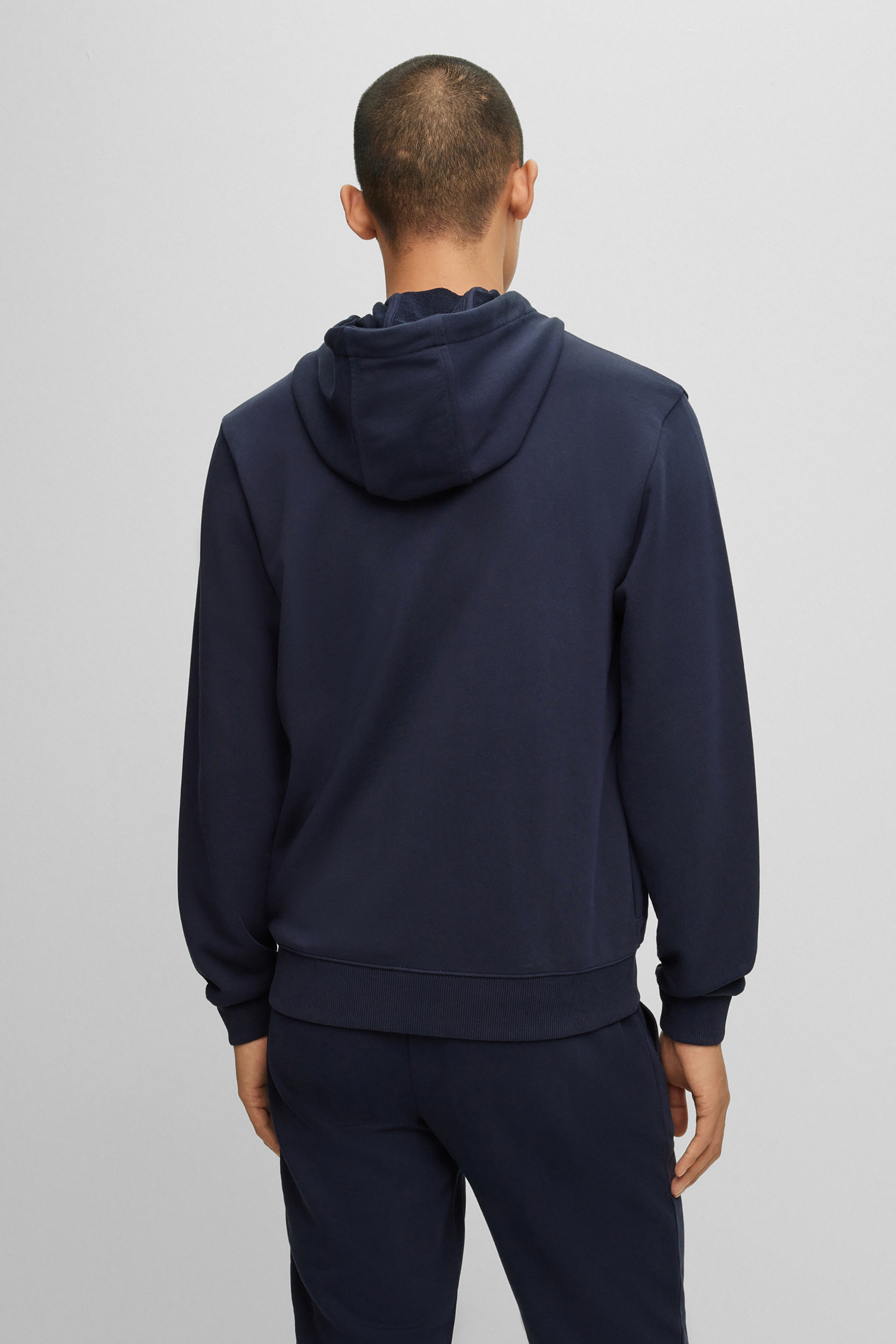 HUGO French Terry Zip Hoodie Daple