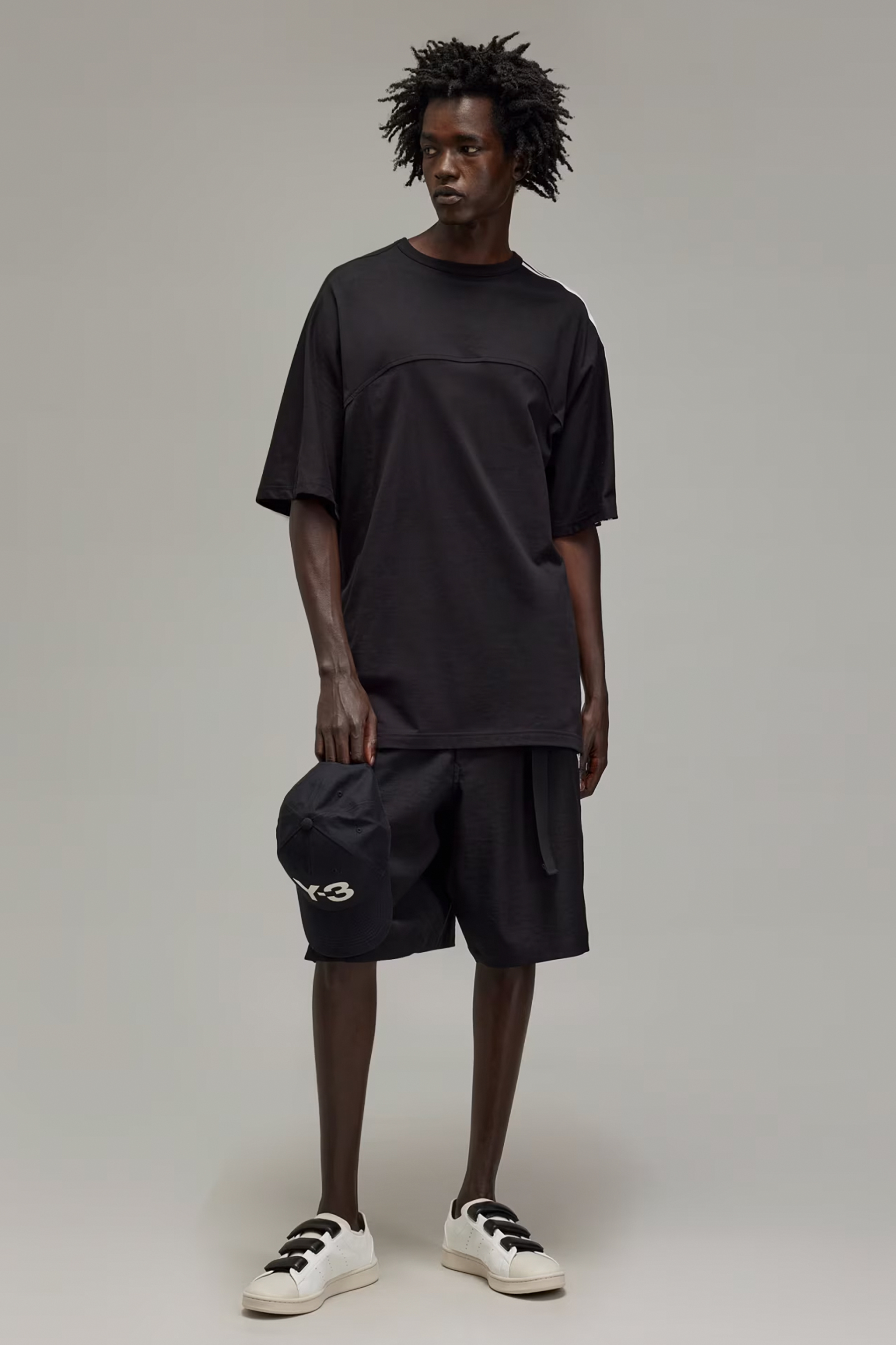 Y-3 3-Stripes Cotton Jersey T-Shirt