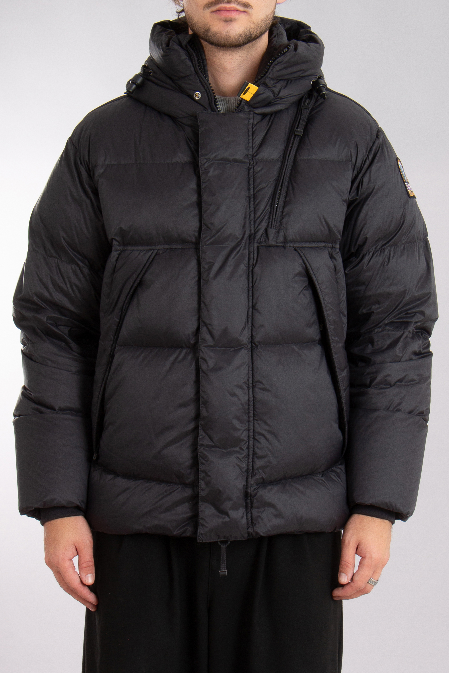 PARAJUMPERS Nylon Hooded Down Jacket Cloud