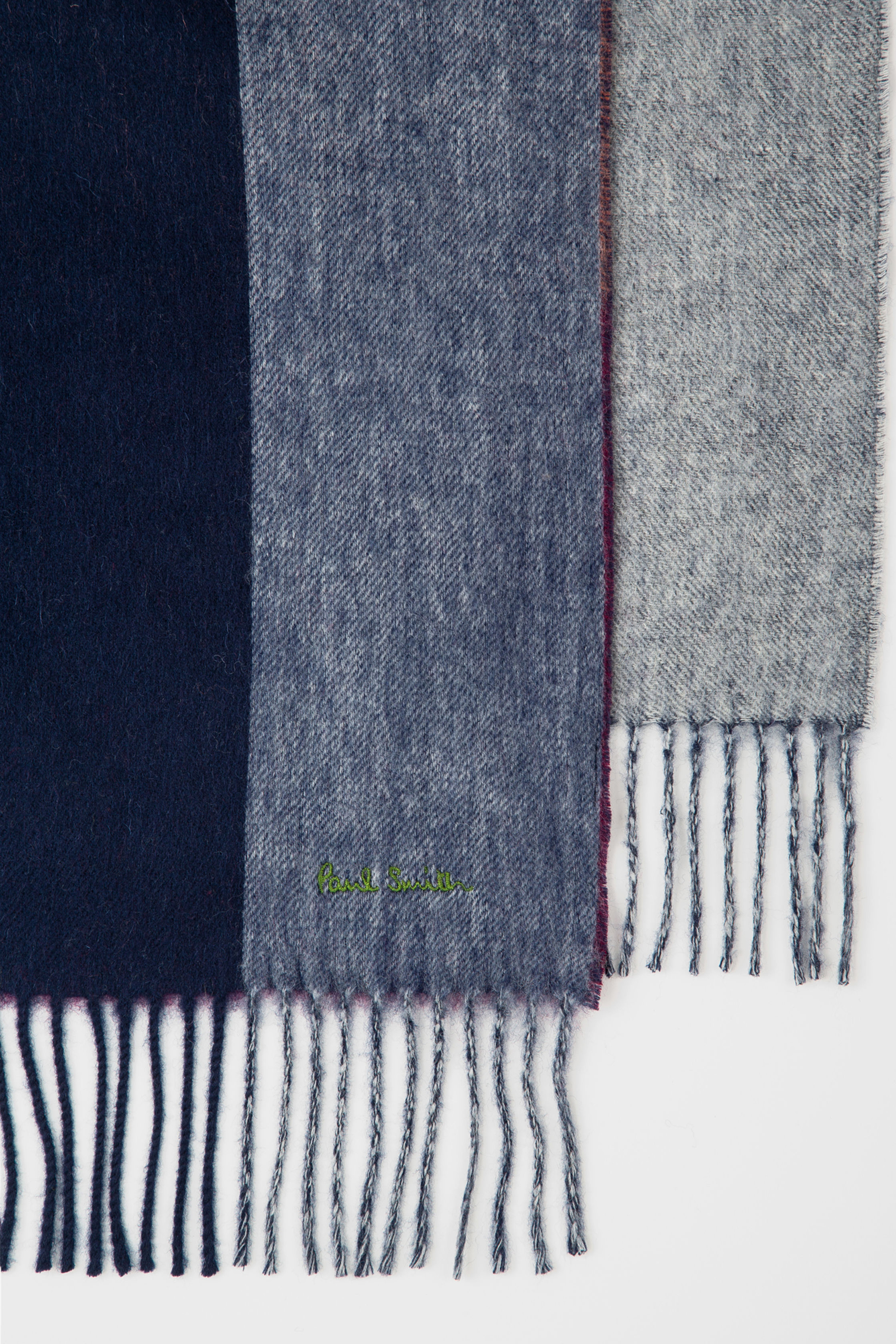 PAUL SMITH Graphic Stripe Cashmere Blend Blanket