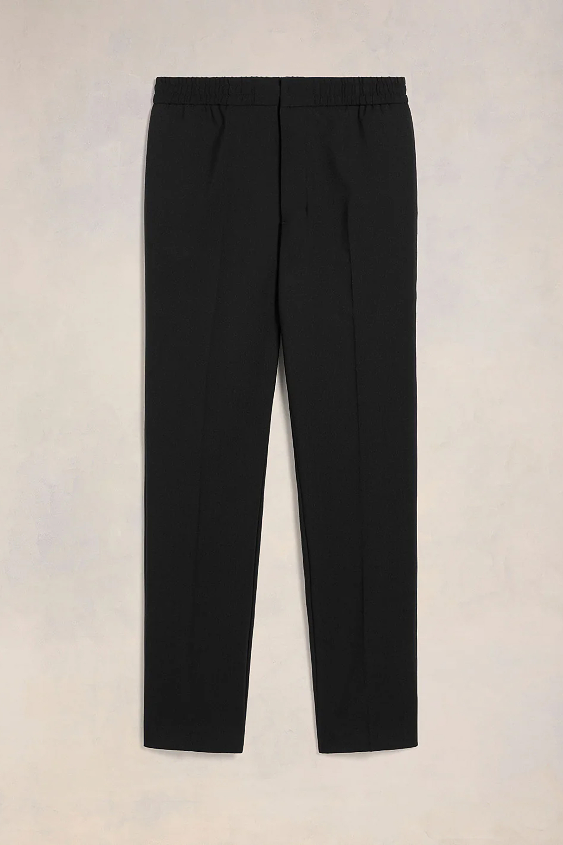 AMI PARIS Straight Leg Virgin Wool Canvas Pants