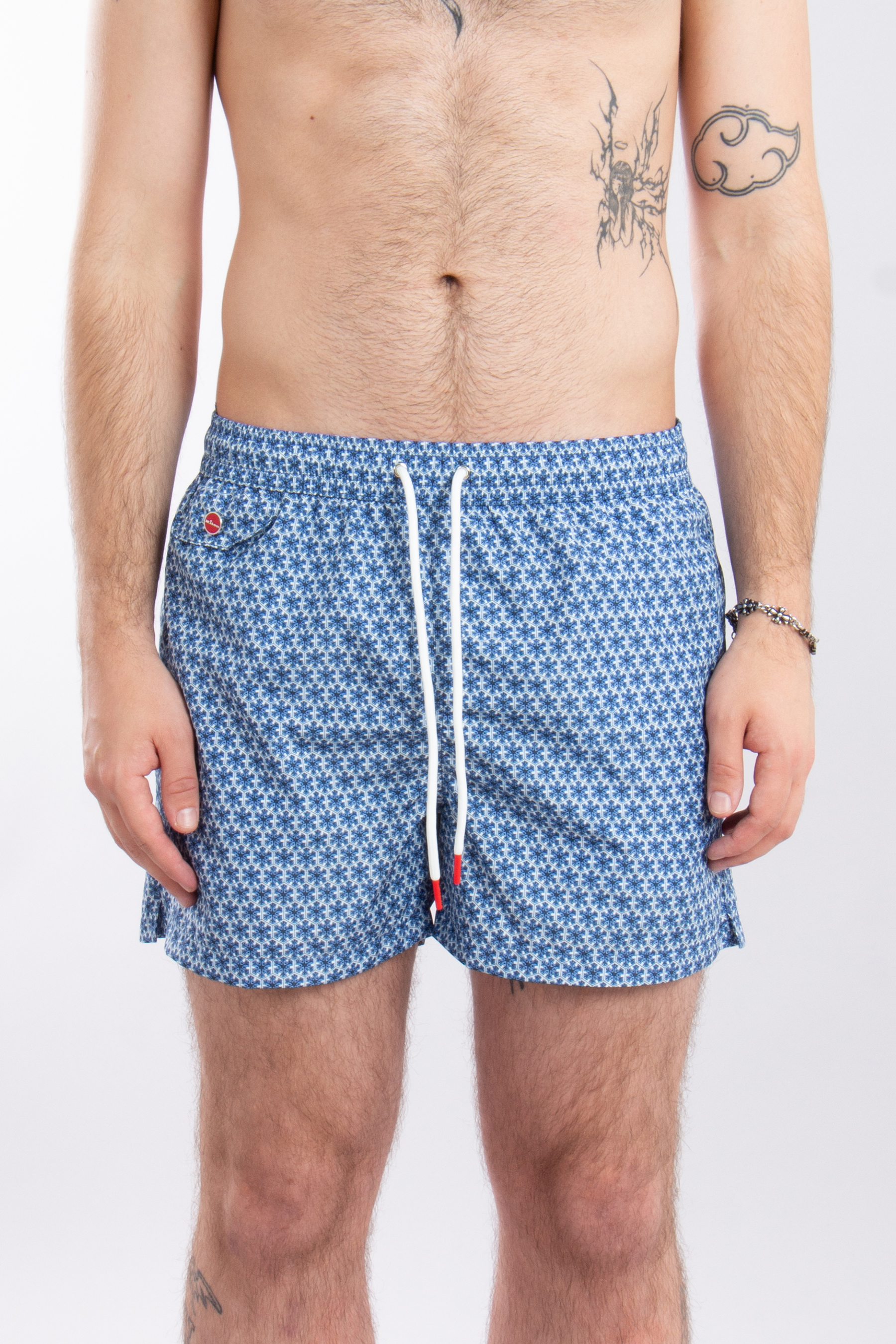 KITON Patterned Swim Shorts