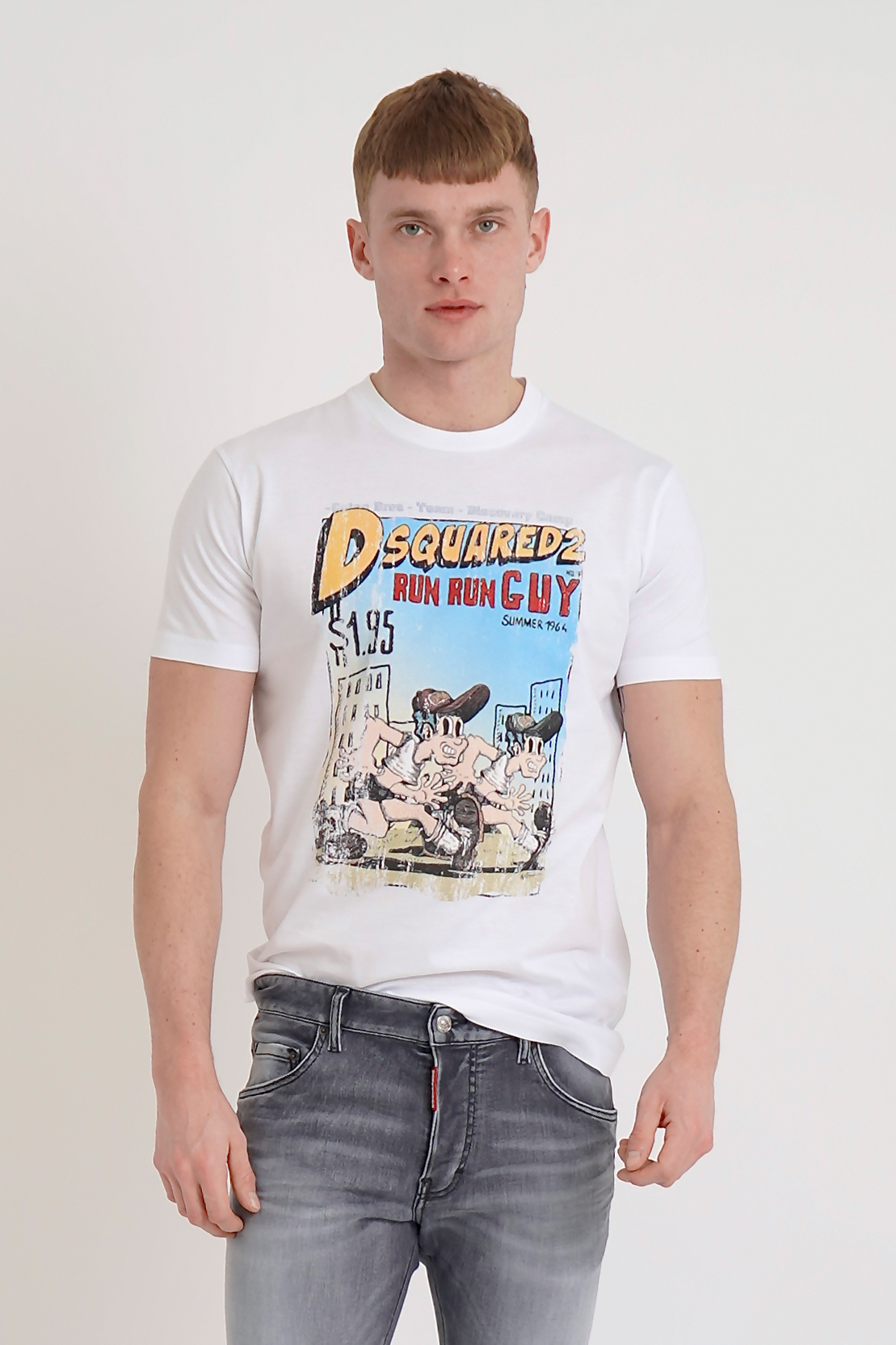 DSQUARED2 Printed Cool Fit Cotton T Shirt S74GD1226S23009100