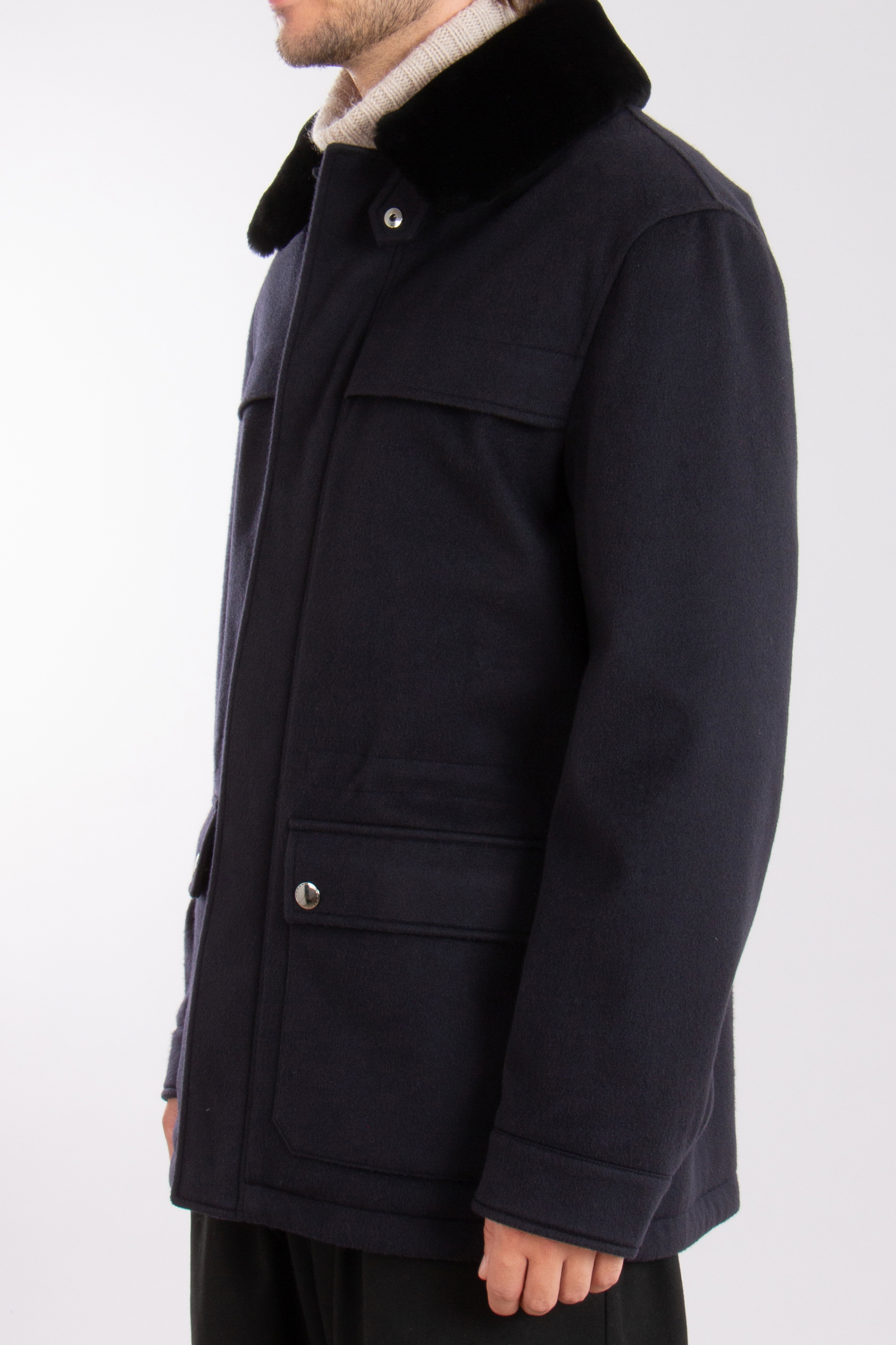 CANALI Rain & Wind Tech Cashmere Jacket