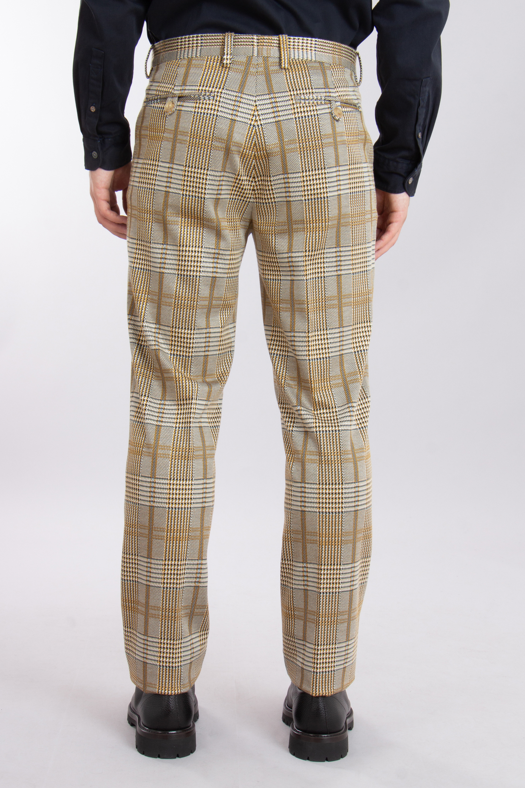 ETRO Checked Viscose-Nylon Stretch Pants