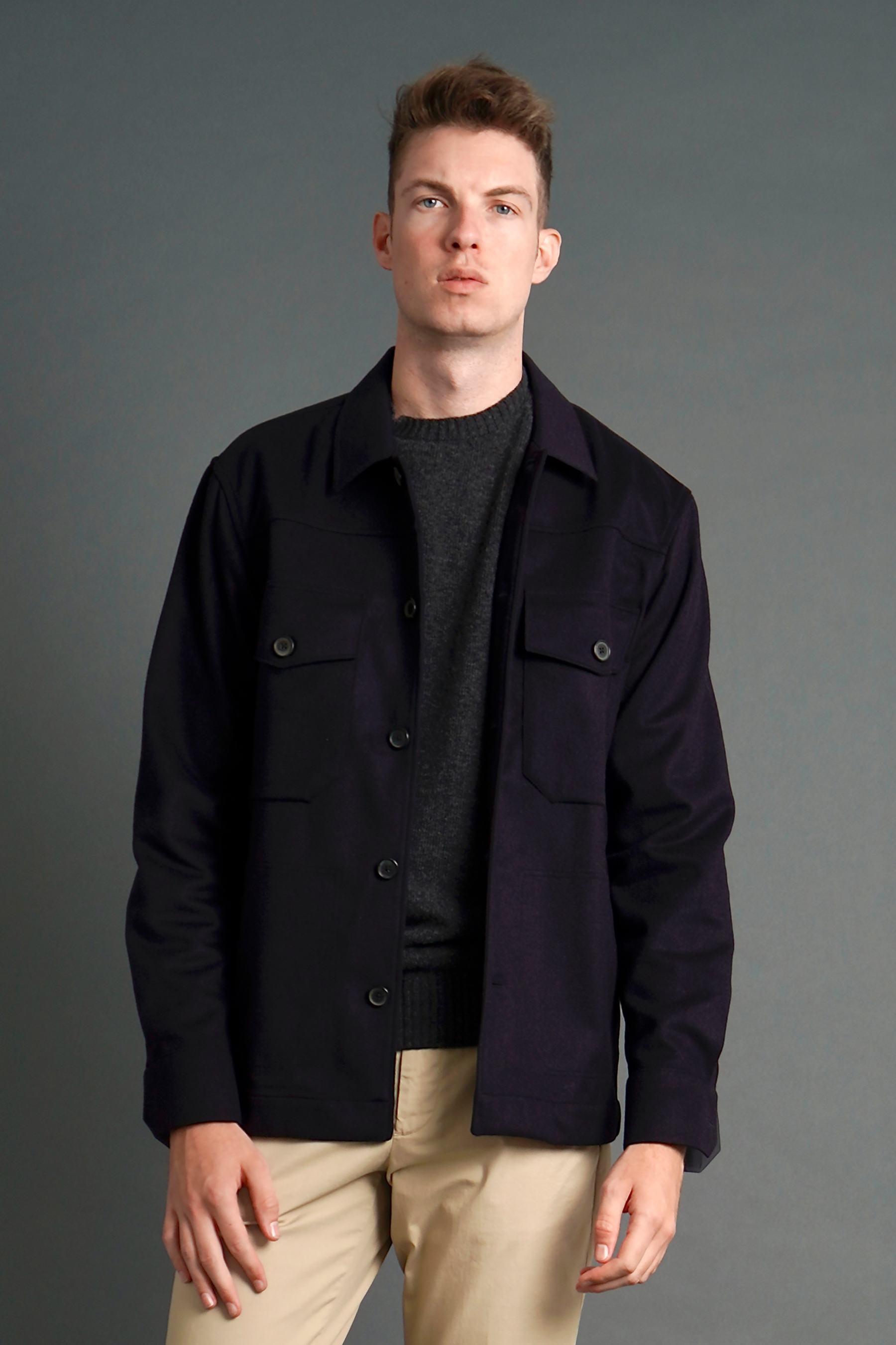 PAUL SMITH Wool & Cashmere Overshirt