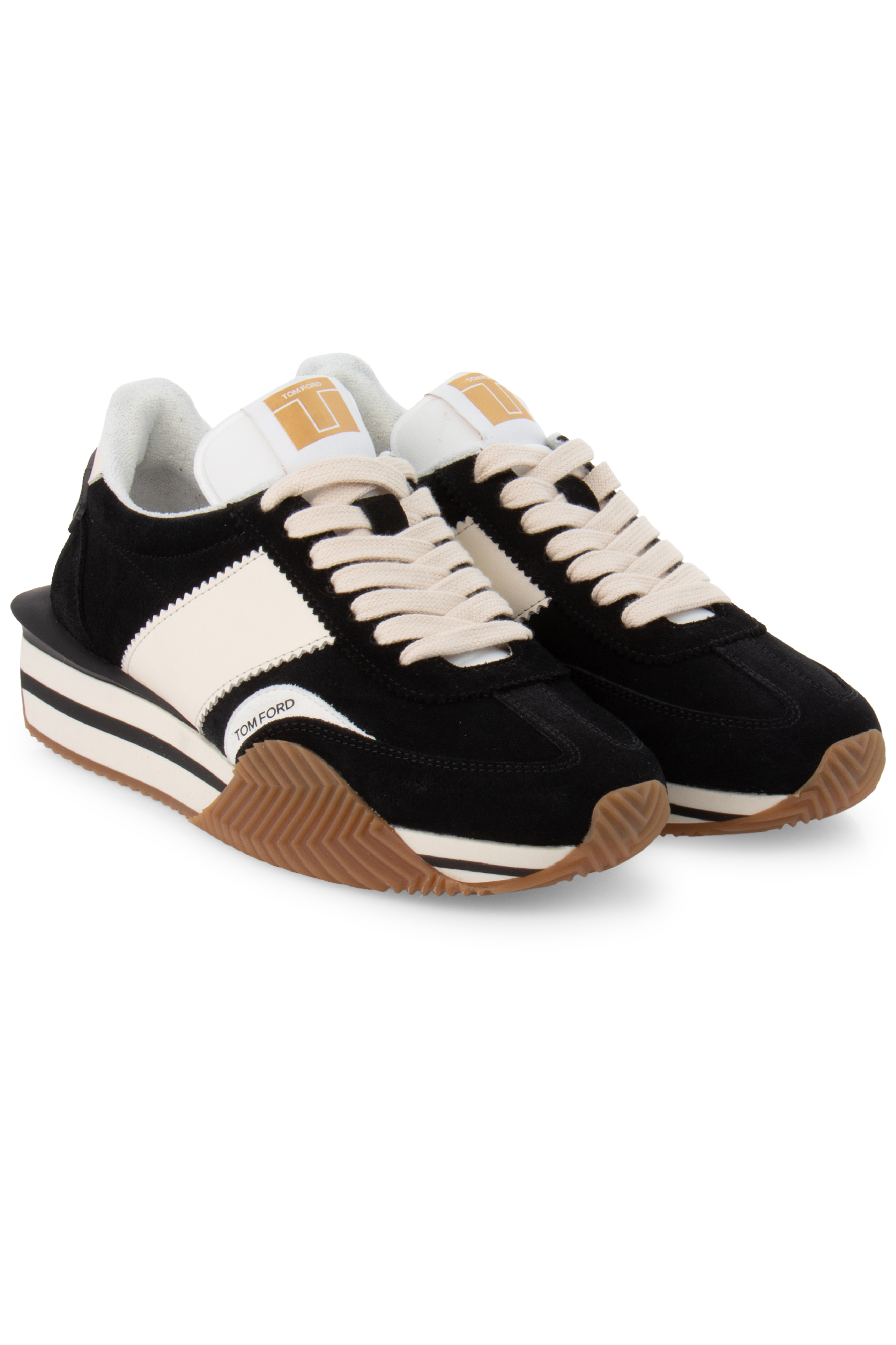 TOM FORD Paneled Suede Sneakers James 