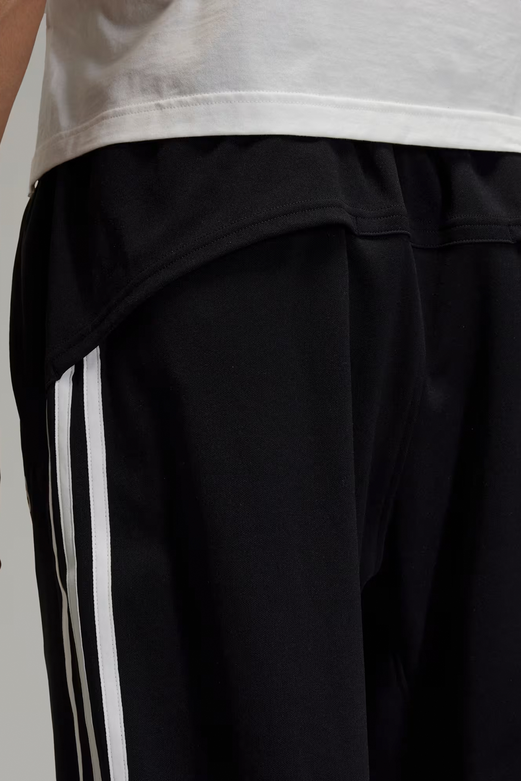 Y-3 Nylon 3-Stripes Cuffed Track Pants