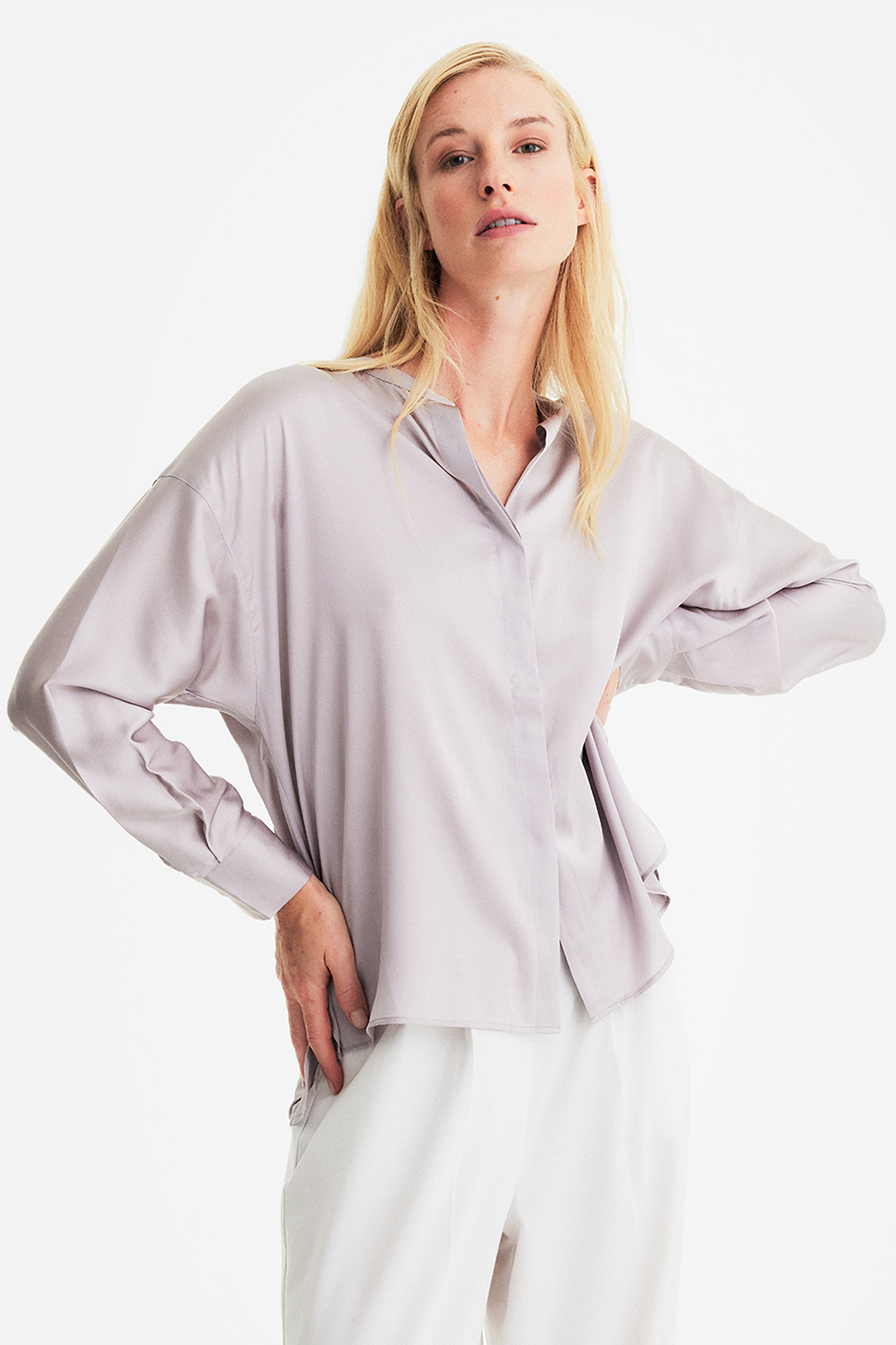 IHEART Silk Satin Blouse Chantelle